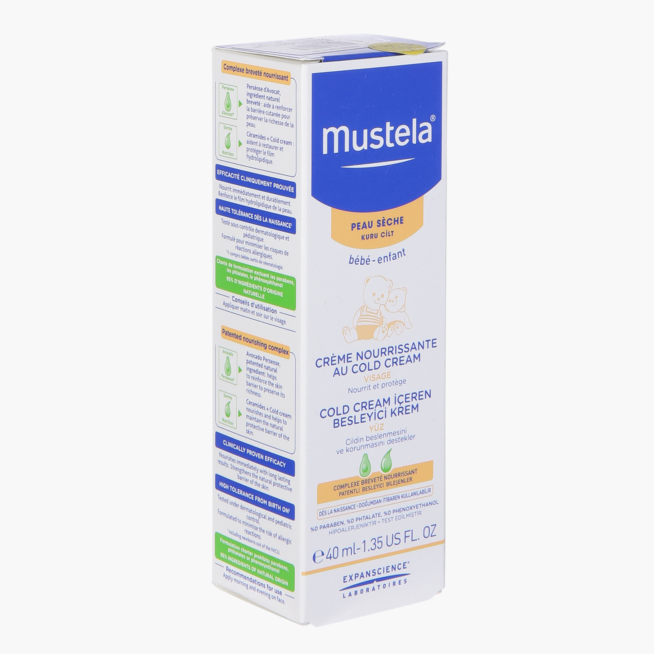 Mustela with best sale cold cream