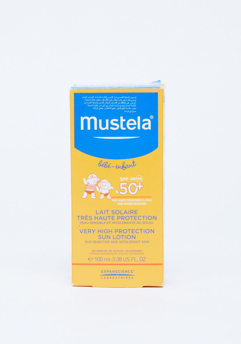 Mustela Sun Lotion Spf 50+ - 100 ml-Hair%2C Body and Skin-image-1