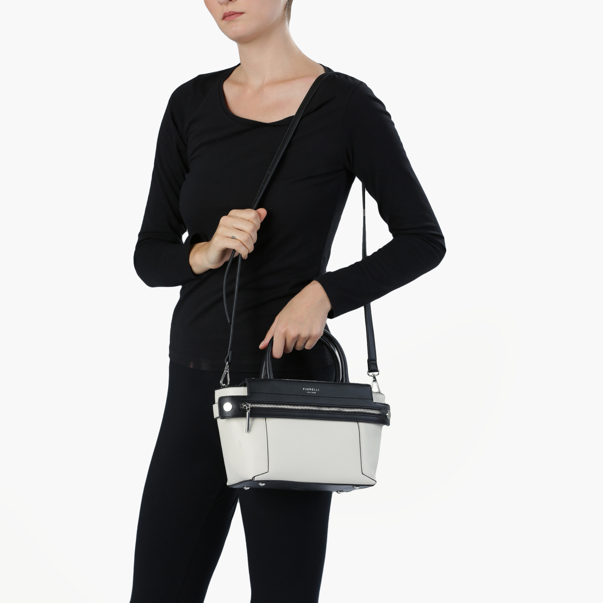 Buy Women s Fiorelli Abbey Mini Satchel Bag with Zipper Detail Online Centrepoint Bahrain