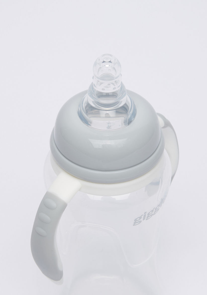 Giggles Feeding Bottle with Handles - 240 ml-Bottles and Teats-image-1