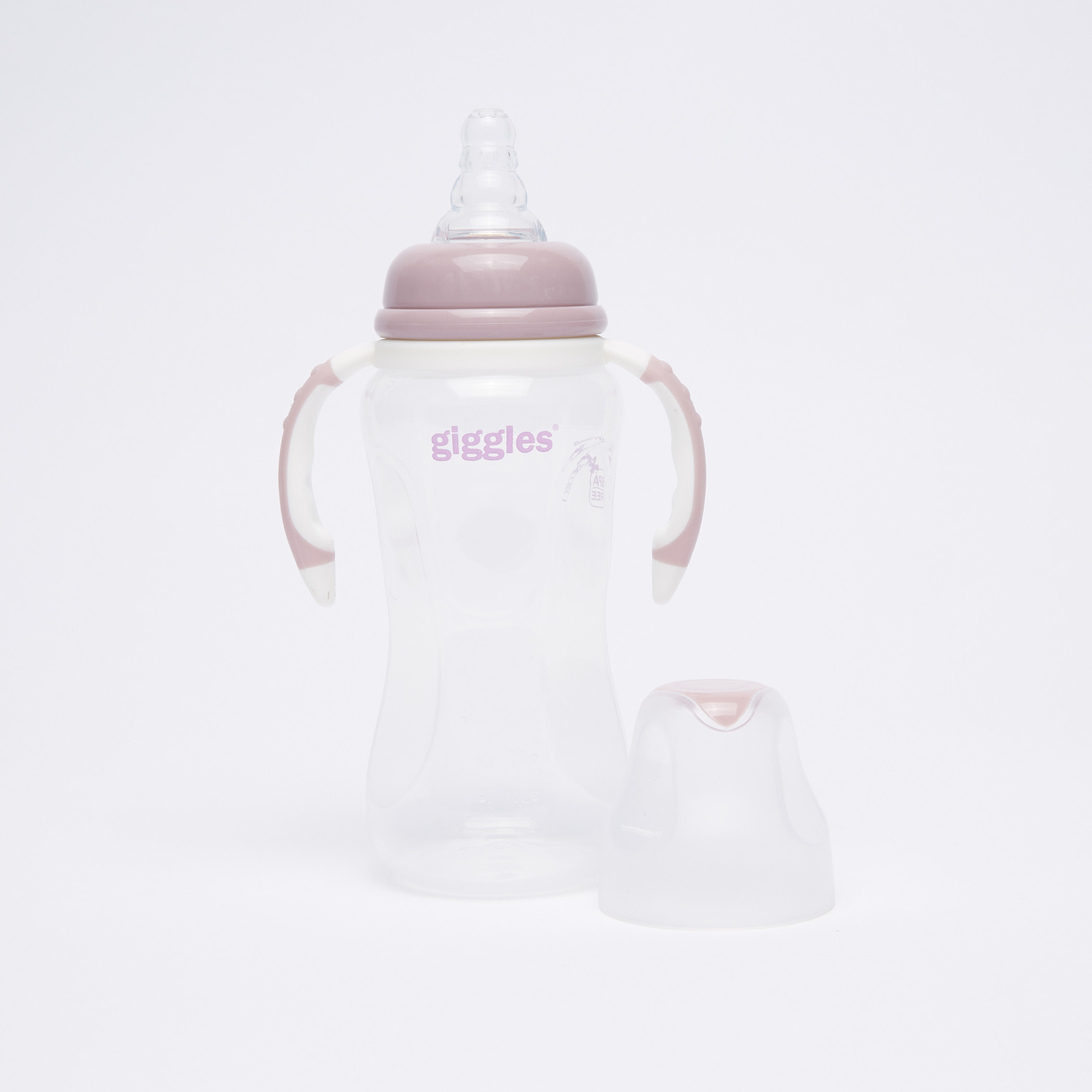 رضّاعة بمقابض من جيجلز - 240 مل-baby-feeding-feedingbottles-bottlesandteats-image-1