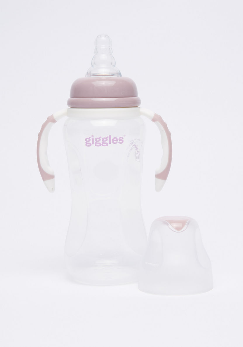 Giggles Feeding Bottle with Handles - 240 ml-Bottles and Teats-image-0
