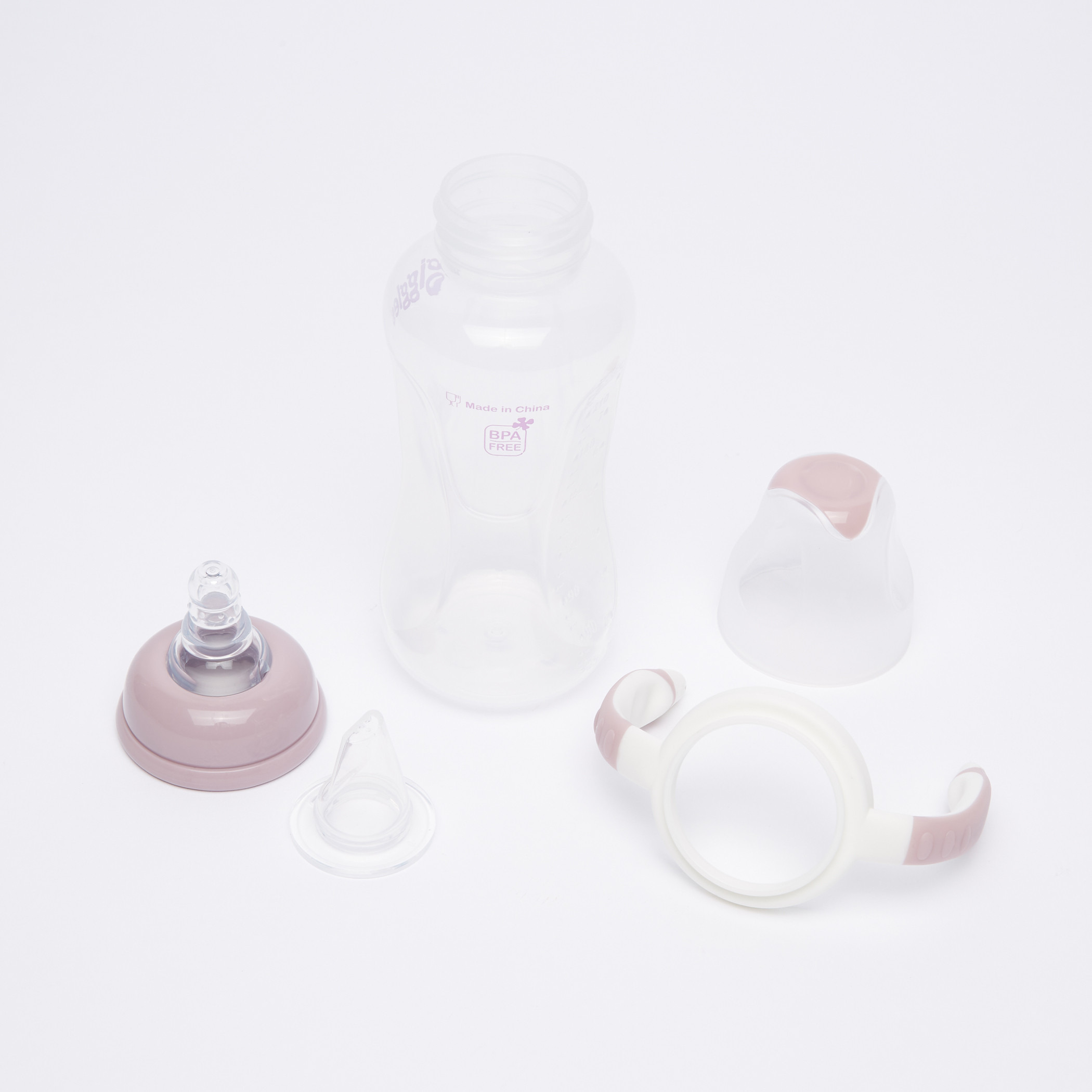 رضّاعة بمقابض من جيجلز - 240 مل-baby-feeding-feedingbottles-bottlesandteats-image-4