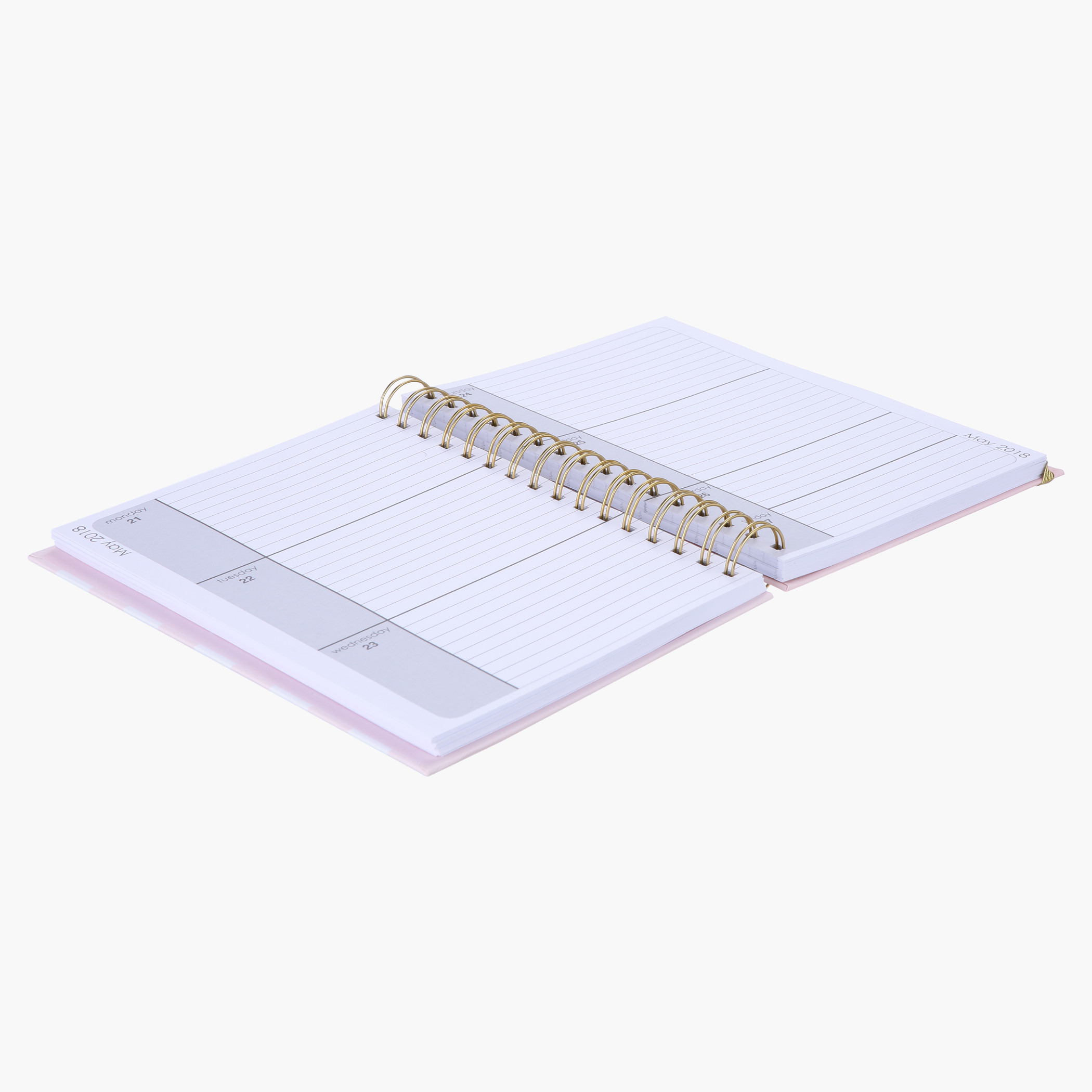 Tri Coastal Design Printed Spiral Planner - 7x21 cms-school-stationery-planners-image-2