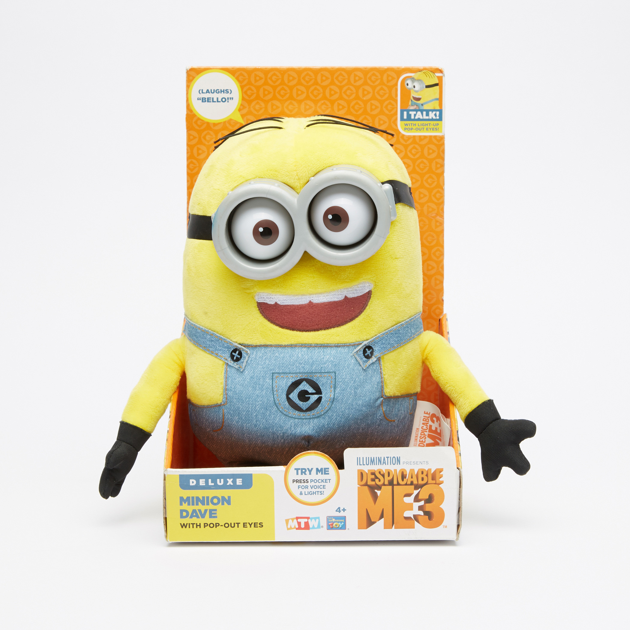 دمية تفاعلية بتصميم شخصيّة المينيون دايف-toys-plushsofttoys-cartooncharacters-image-4