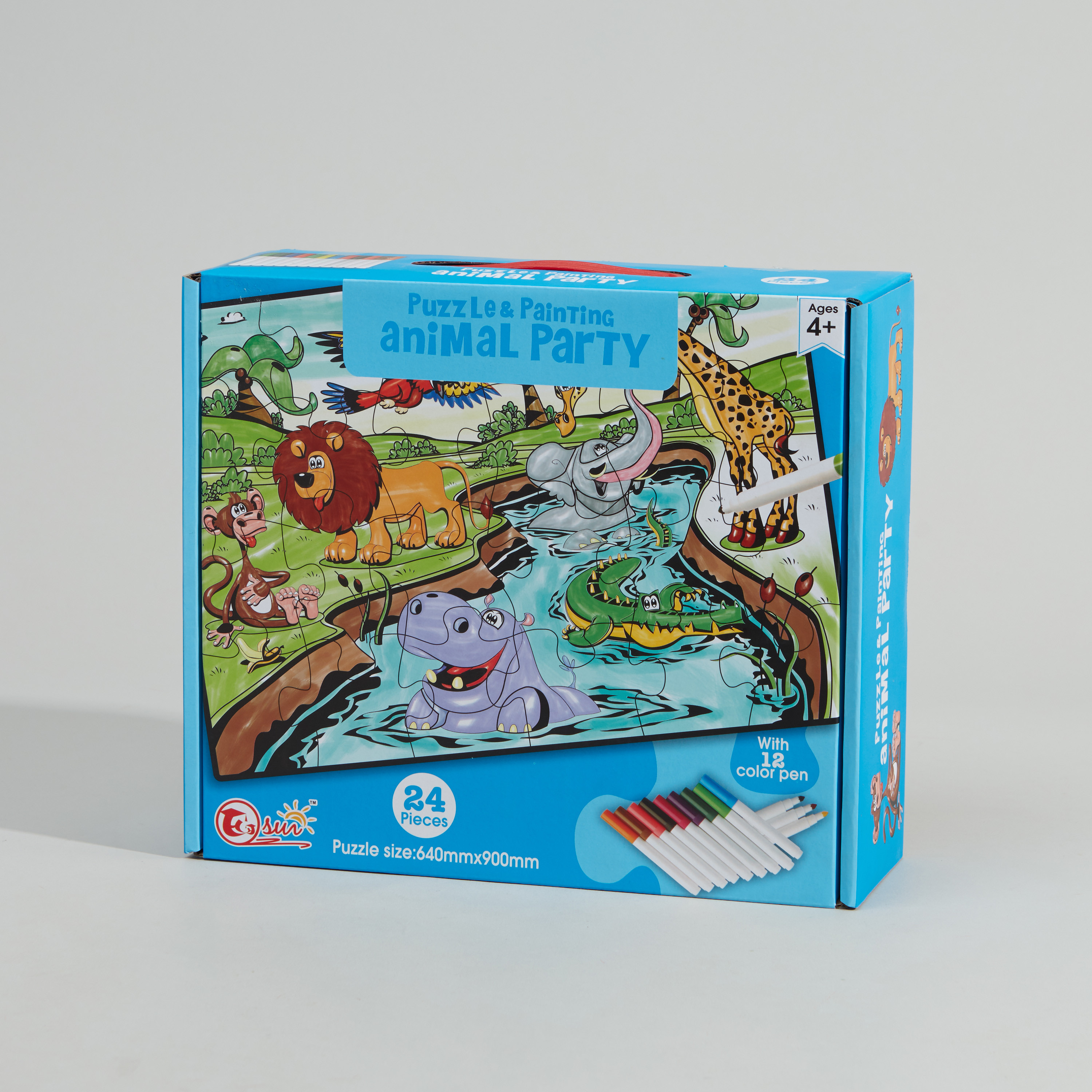 Puzzles and Painting - Animal Party-toys-indoortoys-puzzles-image-1
