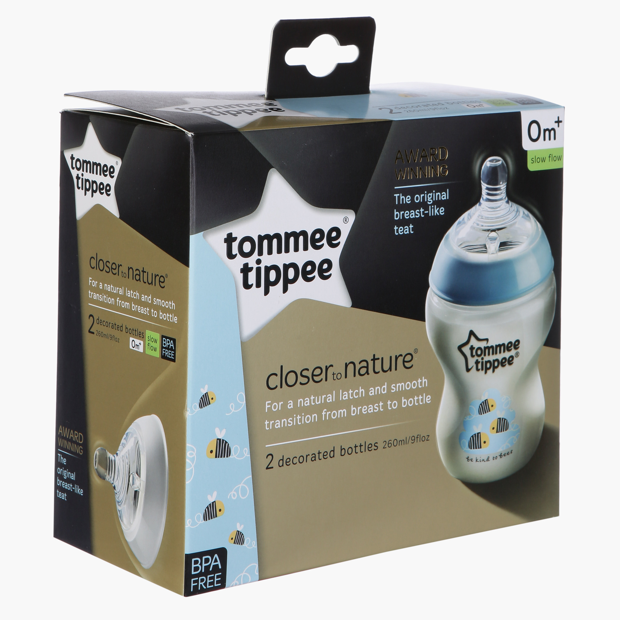 رضّاعات مزيّنة من تومي تيبي - طقم من قطعتين-baby-feeding-feedingbottles-bottlesandteats-image-3