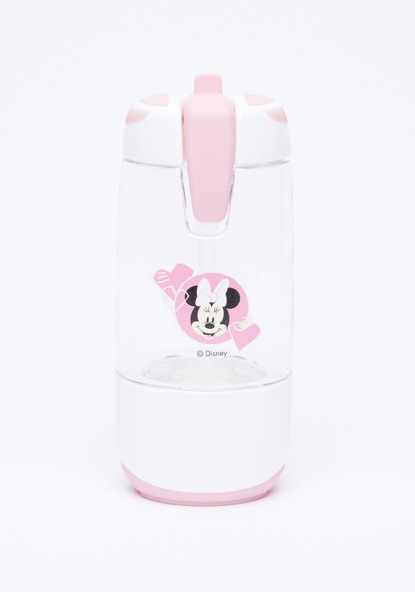 Minnie Mouse Printed Snack-n-Sip Water Bottle-Mealtime Essentials-image-0
