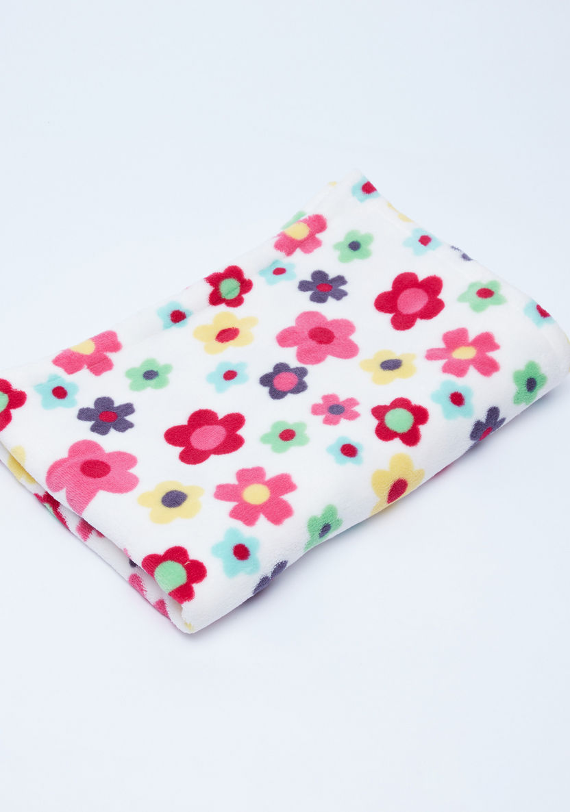 Juniors Floral Blanket - 76x102 cms-Blankets and Throws-image-0