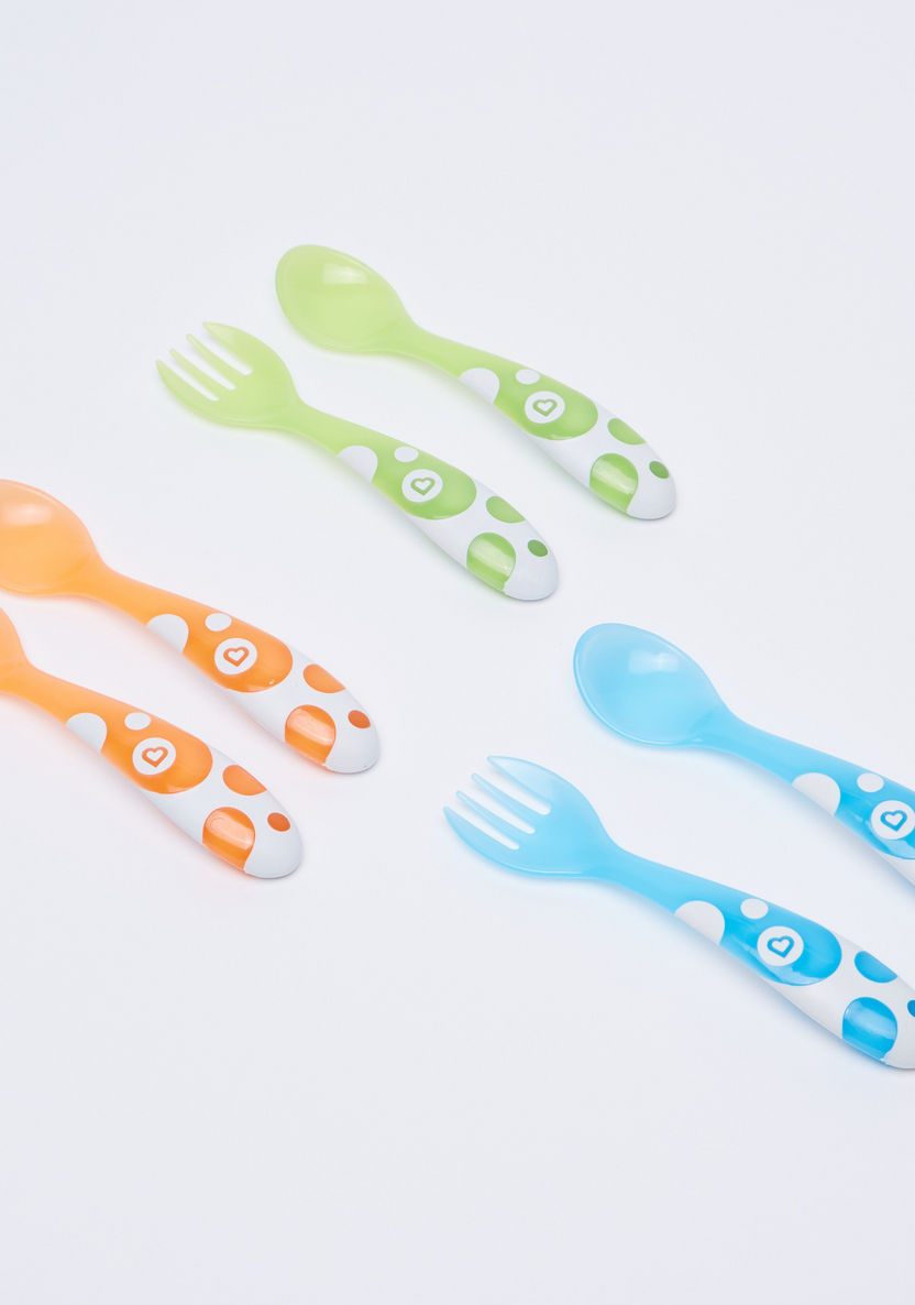 Munchkin Spoon and Fork Set - Set of 6-Mealtime Essentials-image-0