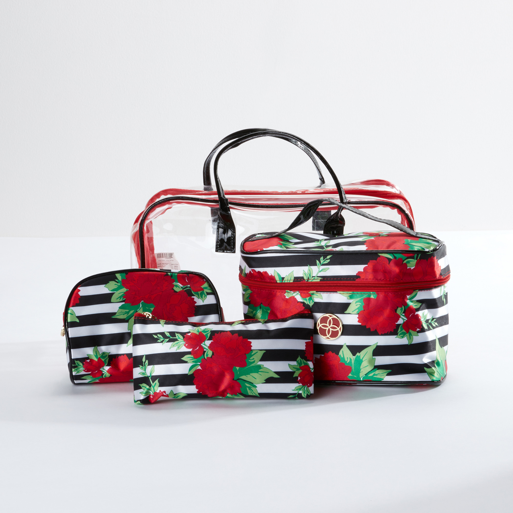 Buy Candy Couture Floral Striped 4 in 1 Pouch Set Online