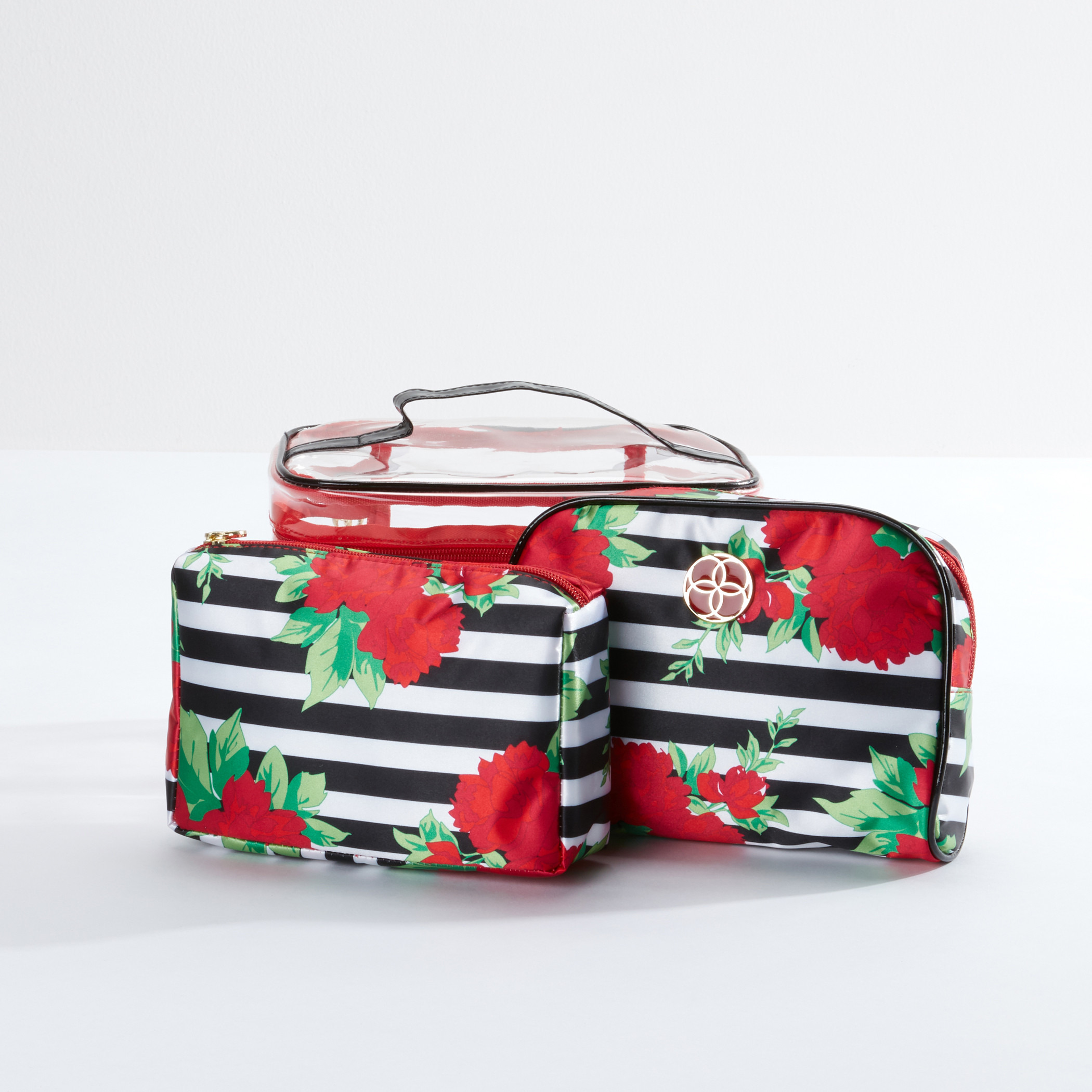 Buy Candy Couture Floral Striped 3 in 1 Pouch Set Online