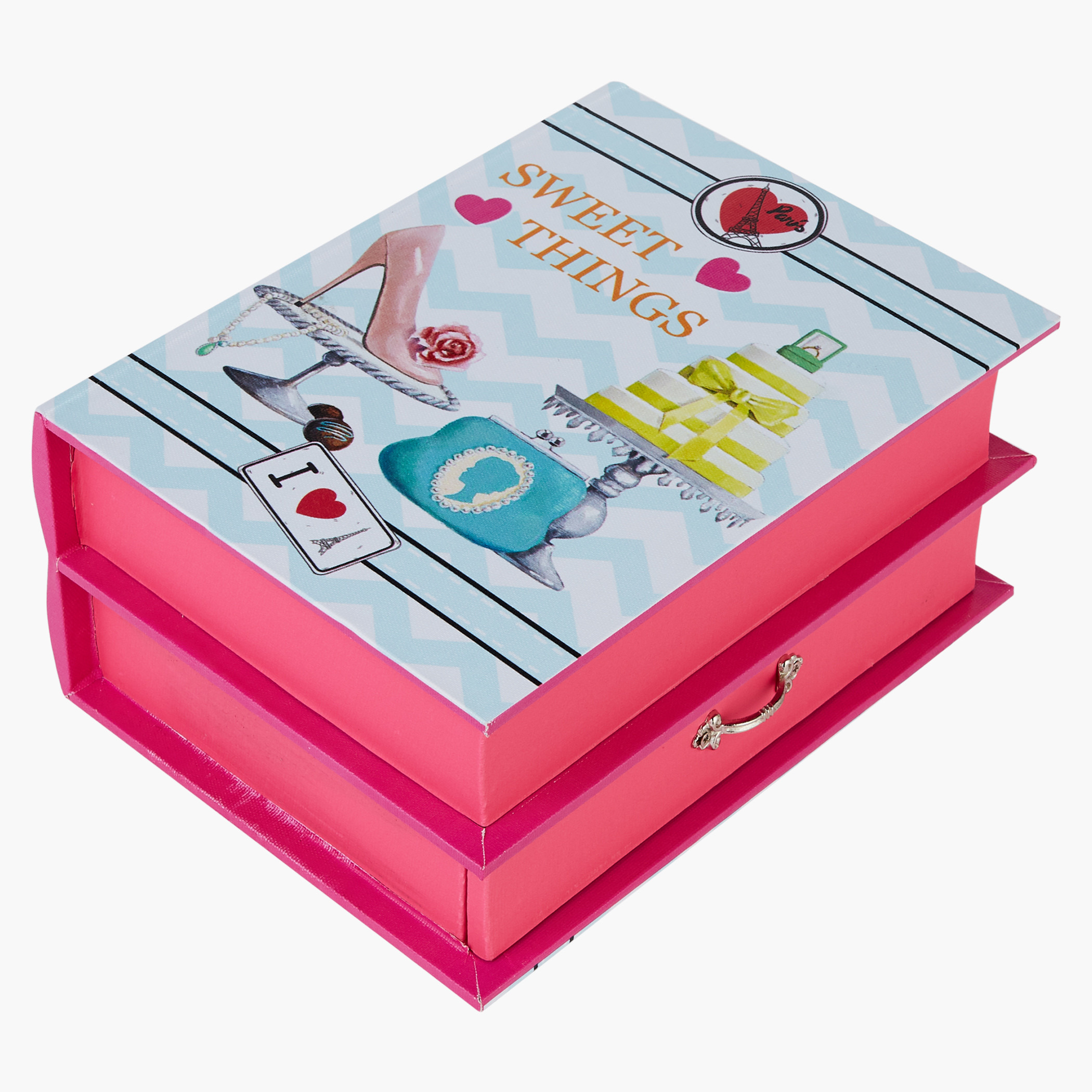 صندوق على شكل كتاب بطبعات-school-stationery-desksupplies-image-1