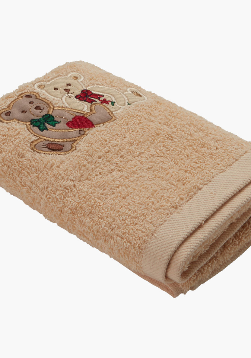 Juniors Applique Detail Towel - 38x76 cms-Towels and Flannels-image-0