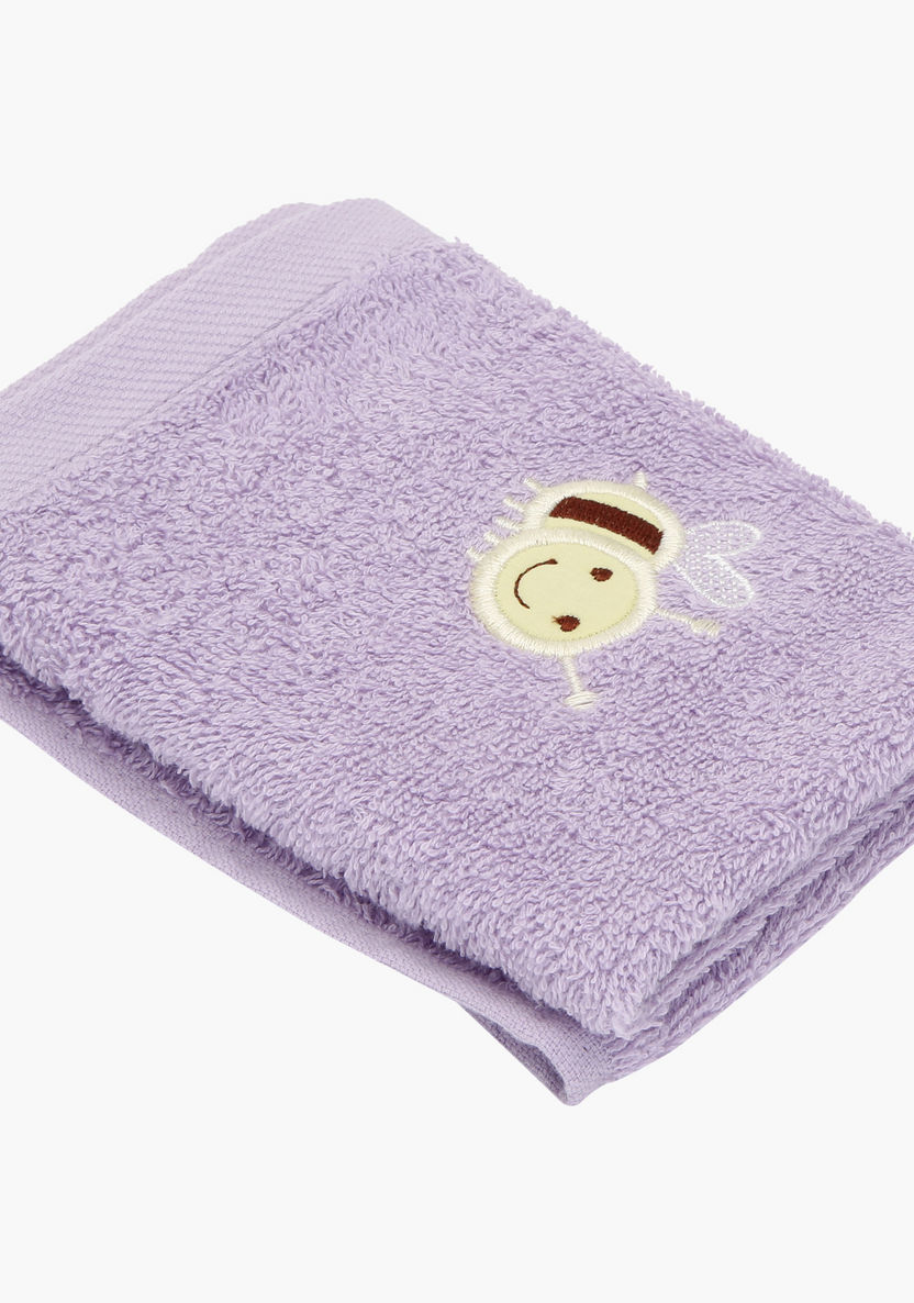 Juniors Applique Detail Bath Towel - 30x30 cms-Towels and Flannels-image-0
