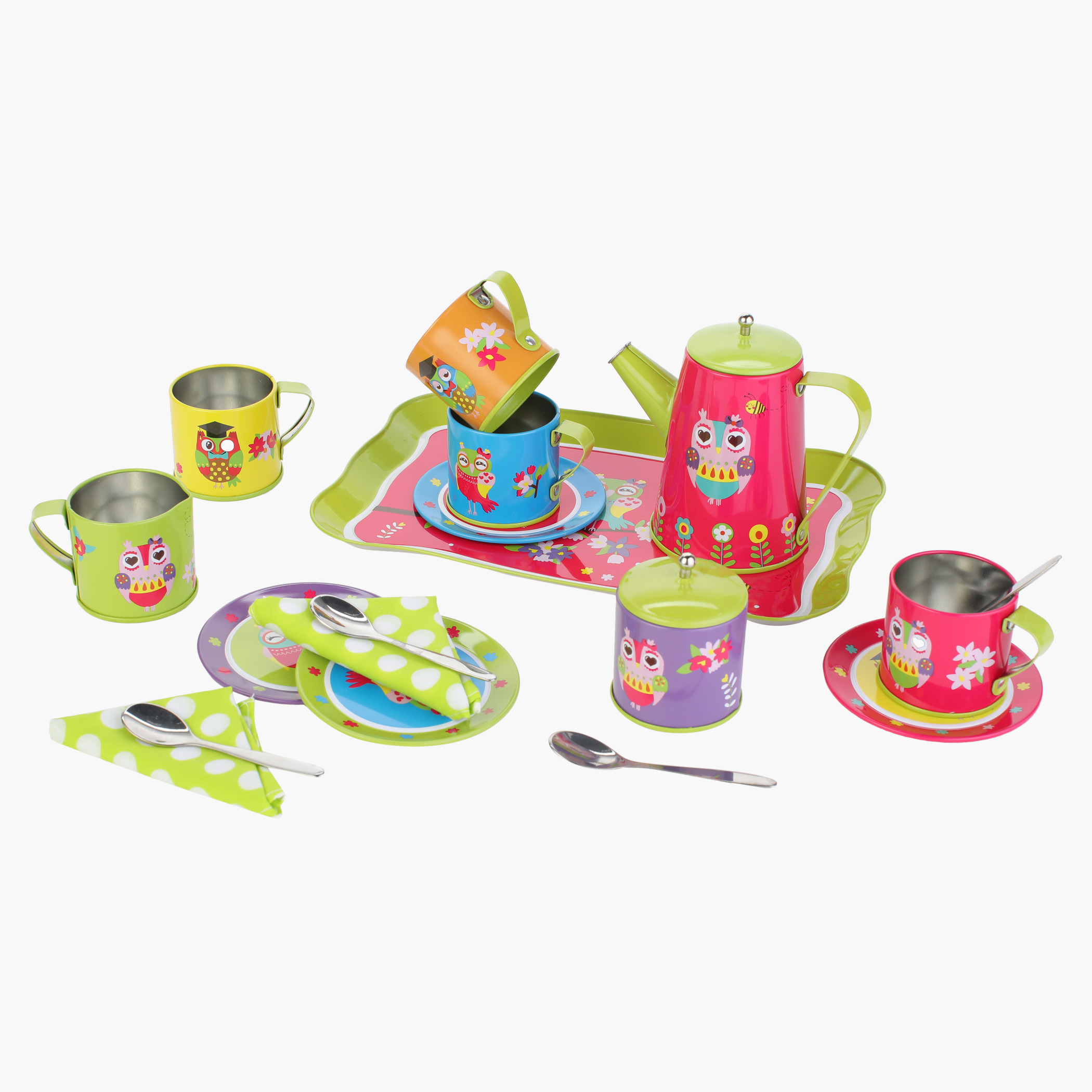 Printed 22-Piece Tin Tea Set-toys-roleplay-kitchensets-image-1