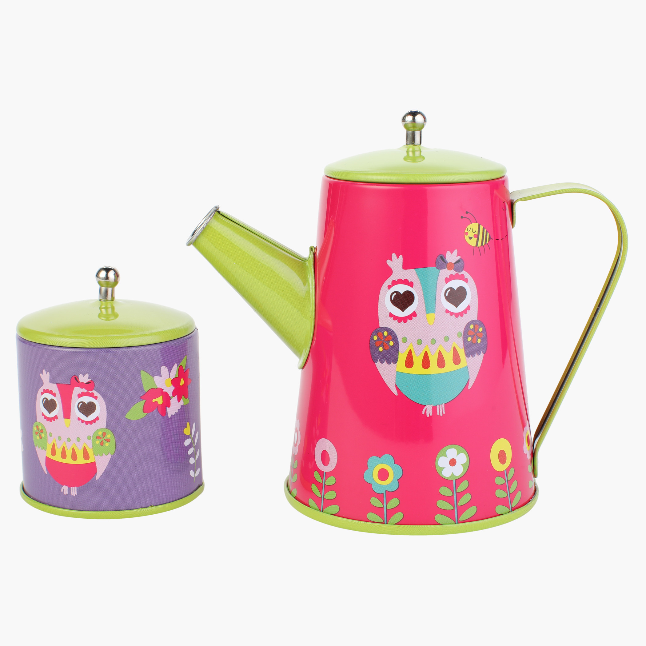 Printed 22-Piece Tin Tea Set-toys-roleplay-kitchensets-image-2