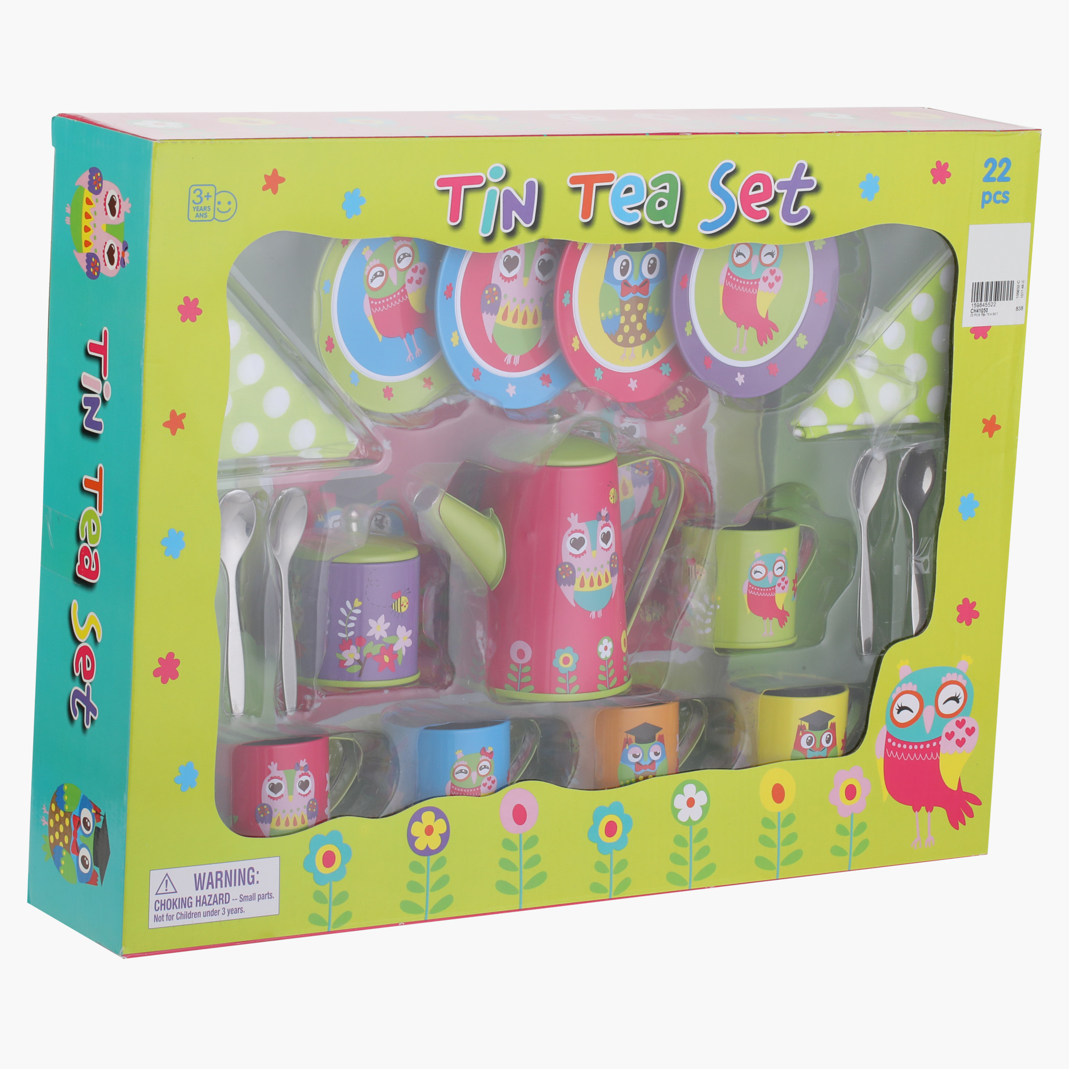 Printed 22-Piece Tin Tea Set-toys-roleplay-kitchensets-image-6