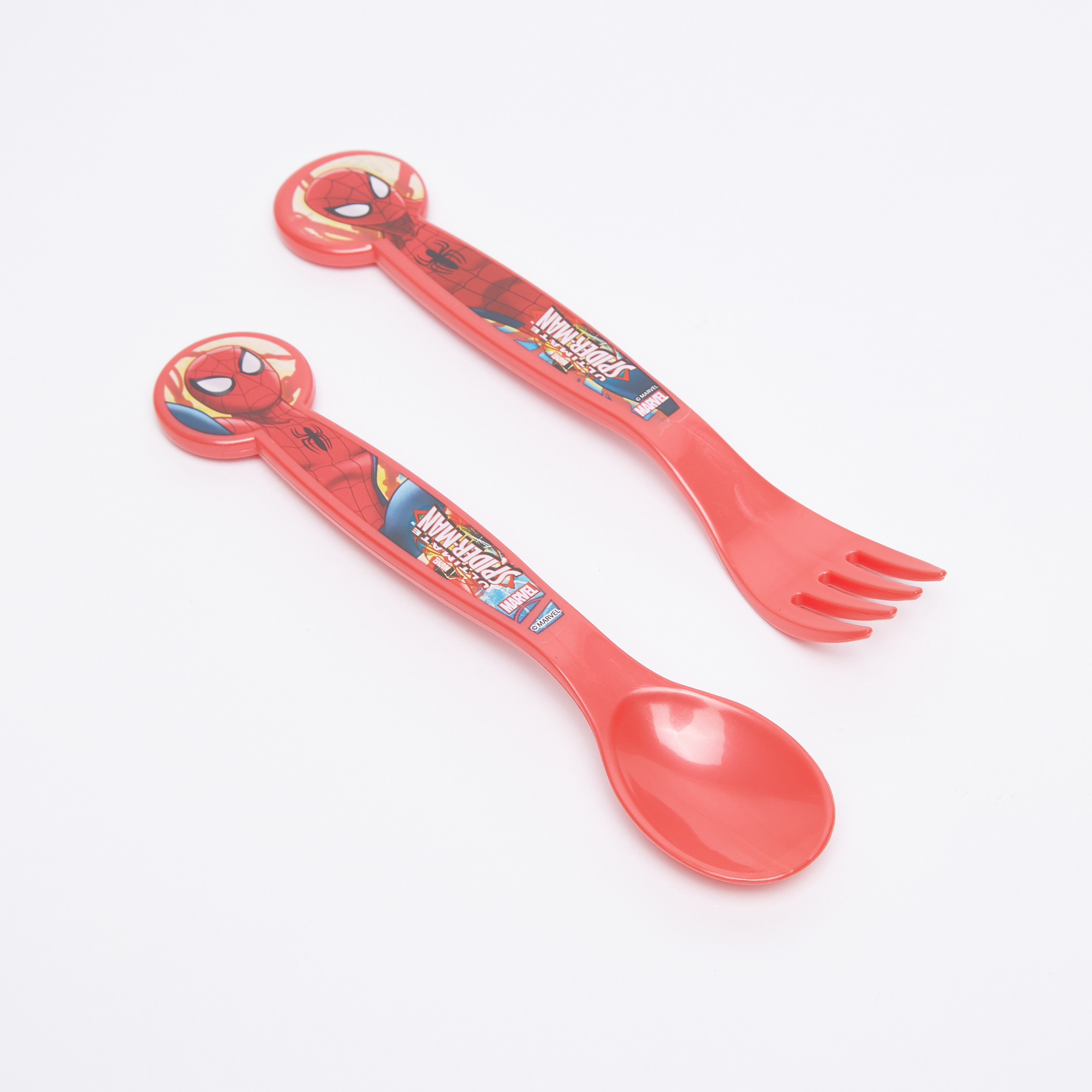 Spider-Man Printed Fork and Spoon Set-baby-feeding-mealtimeessentials-image-2