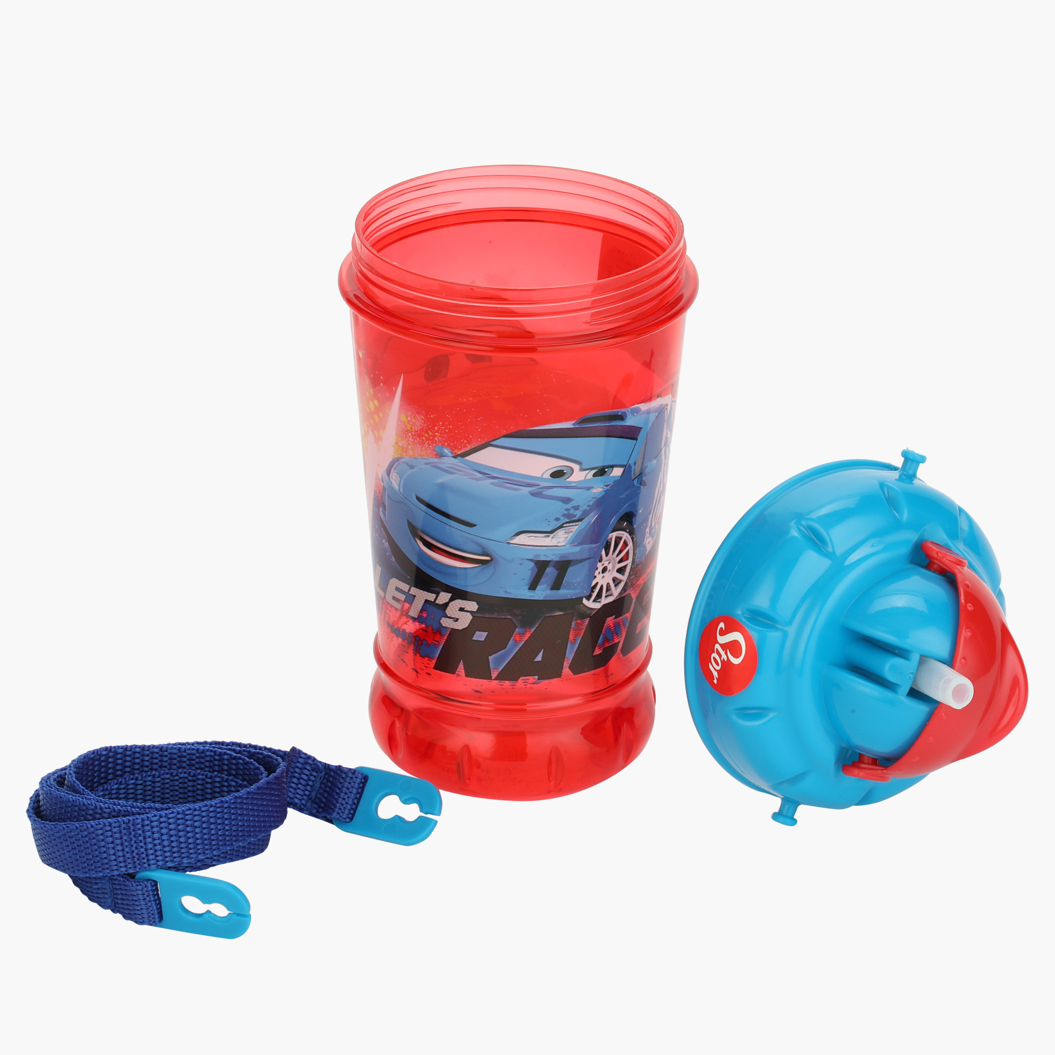 Cars Print Water Bottle-baby-feeding-mealtimeessentials-image-3