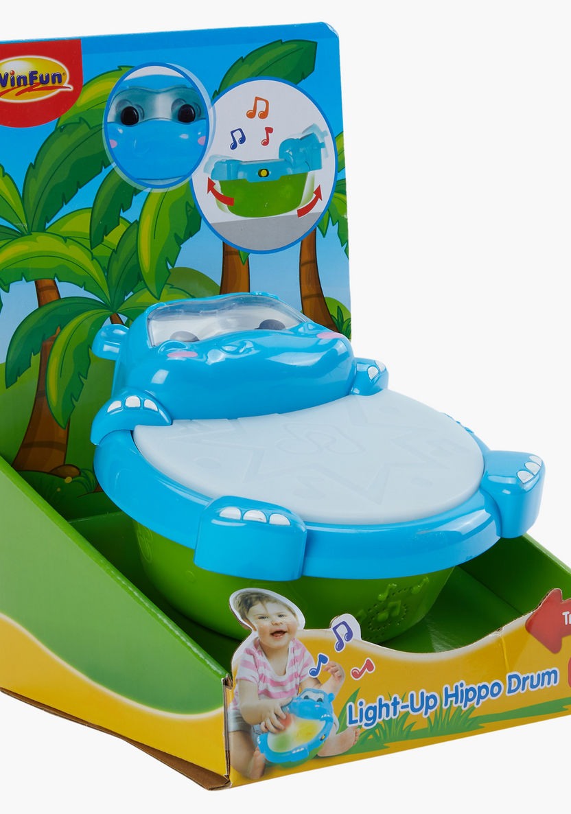 Juniors Light-Up Hippo Drum-Baby and Preschool-image-2