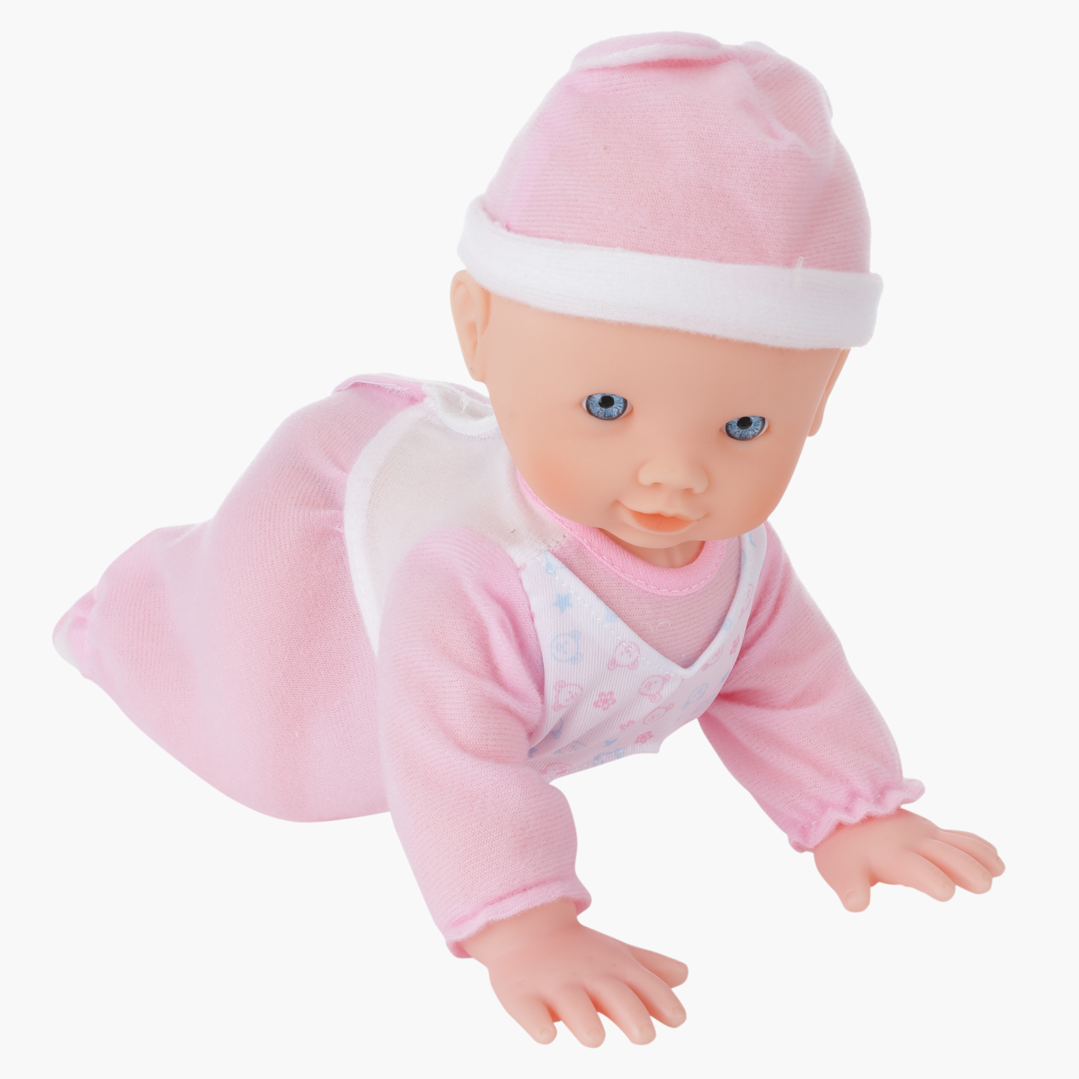 Crawling baby doll on sale