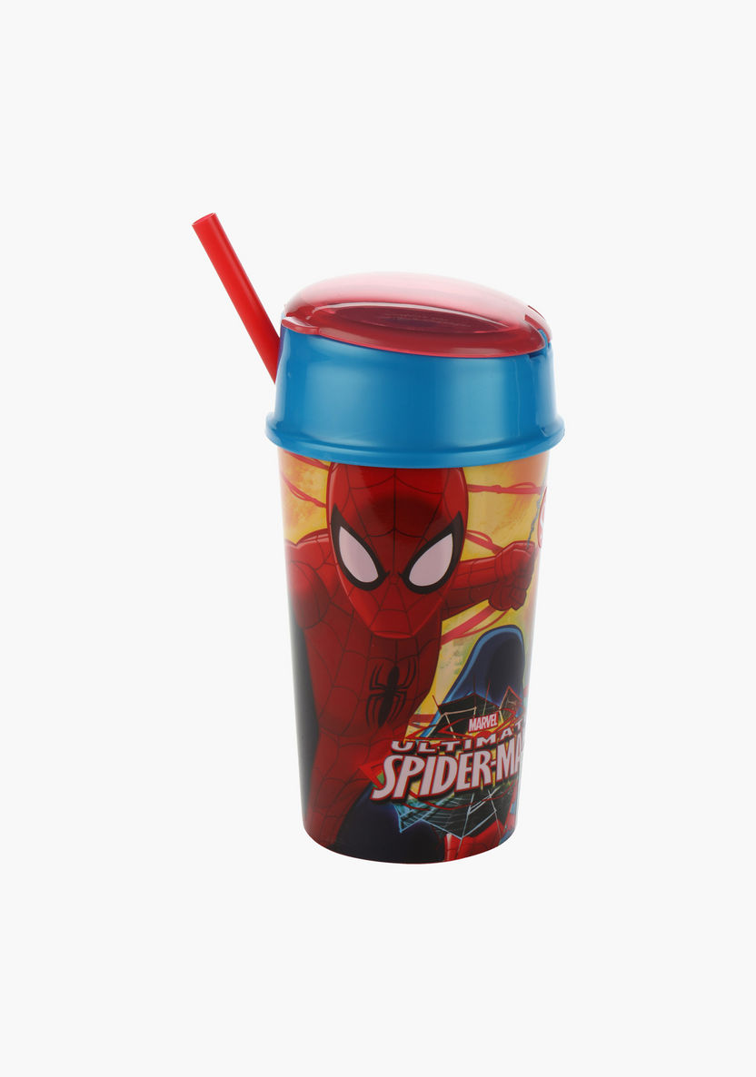 Spider-Man Print Sippy Bottle-Mealtime Essentials-image-0