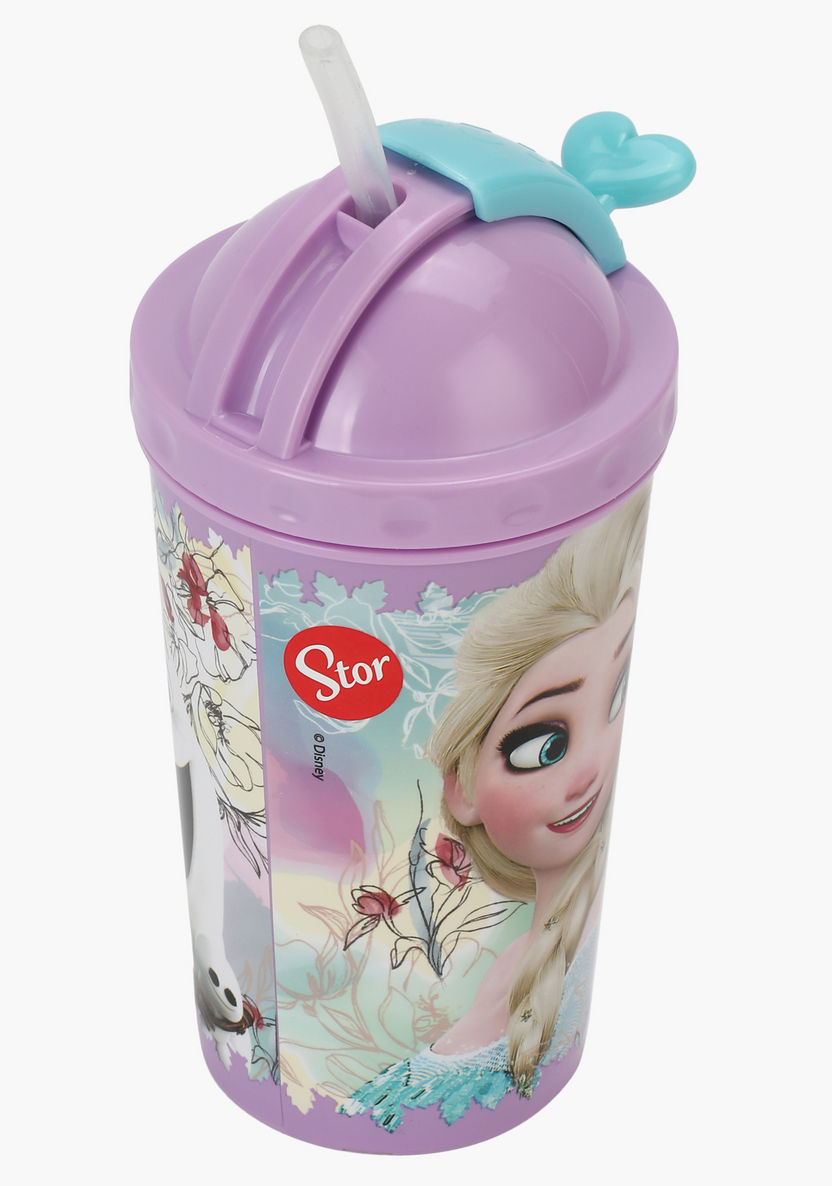 Frozen Print Sipper Water Bottle-Mealtime Essentials-image-1