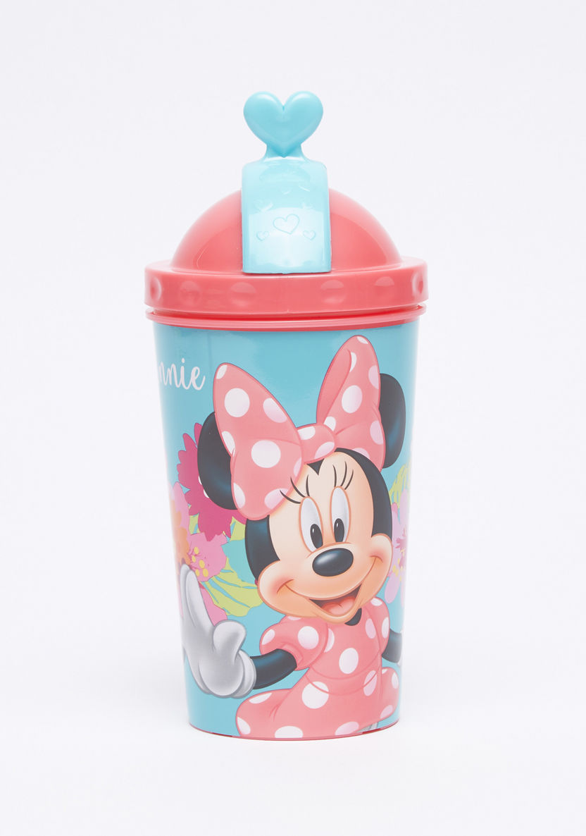 Mickey Mouse and Minnie Mouse Printed Sipper Bottle-Mealtime Essentials-image-0