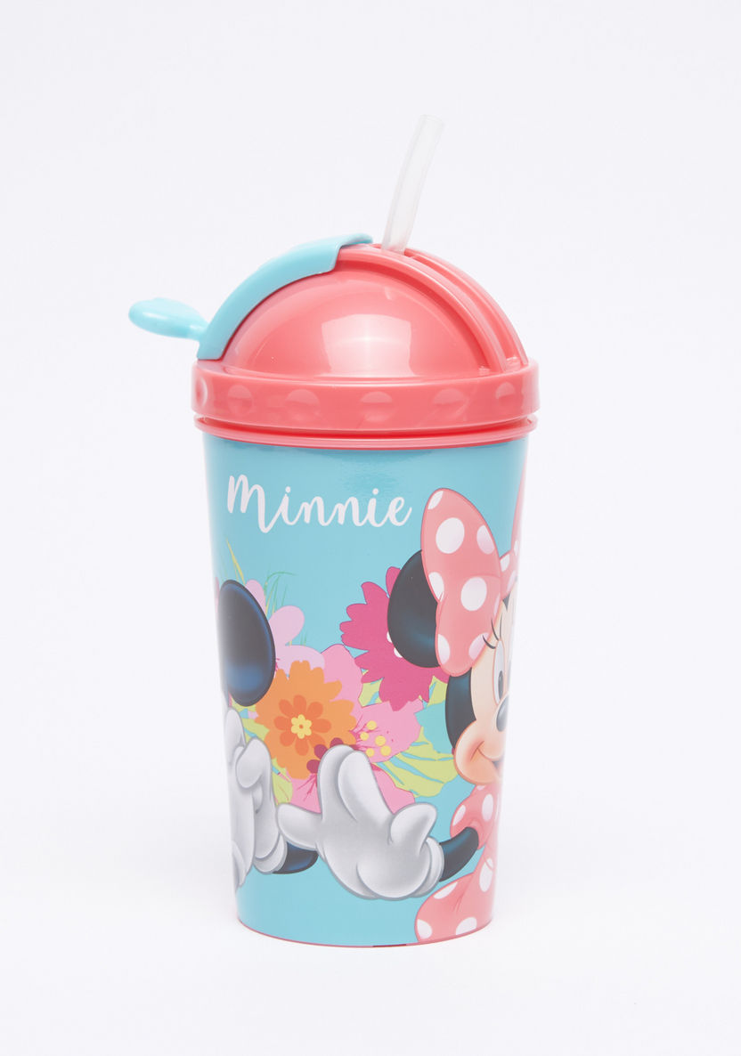 Mickey Mouse and Minnie Mouse Printed Sipper Bottle-Mealtime Essentials-image-1