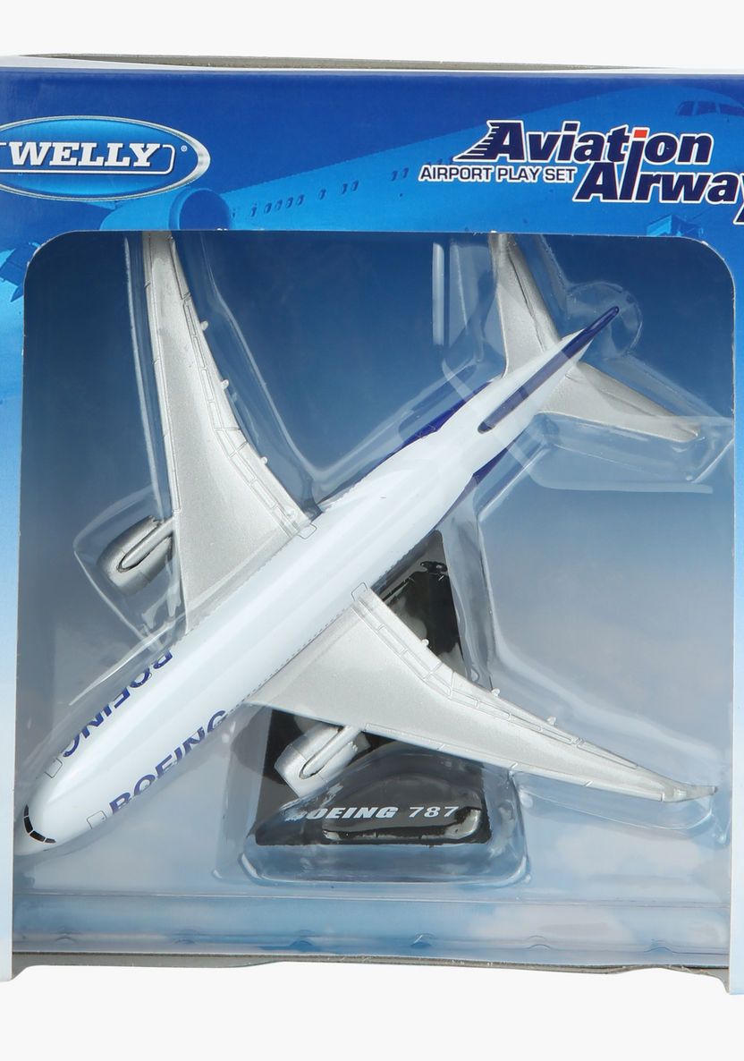 Welly Boeing 787 Dreamline Aircraft Play Toy-Scooters and Vehicles-image-3