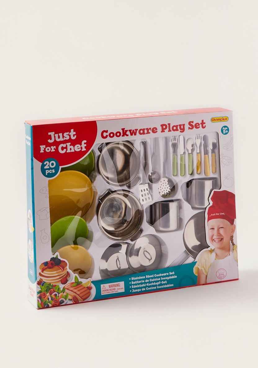 Champion 20-Piece Cookware Kitchen Playset-Role Play-image-3