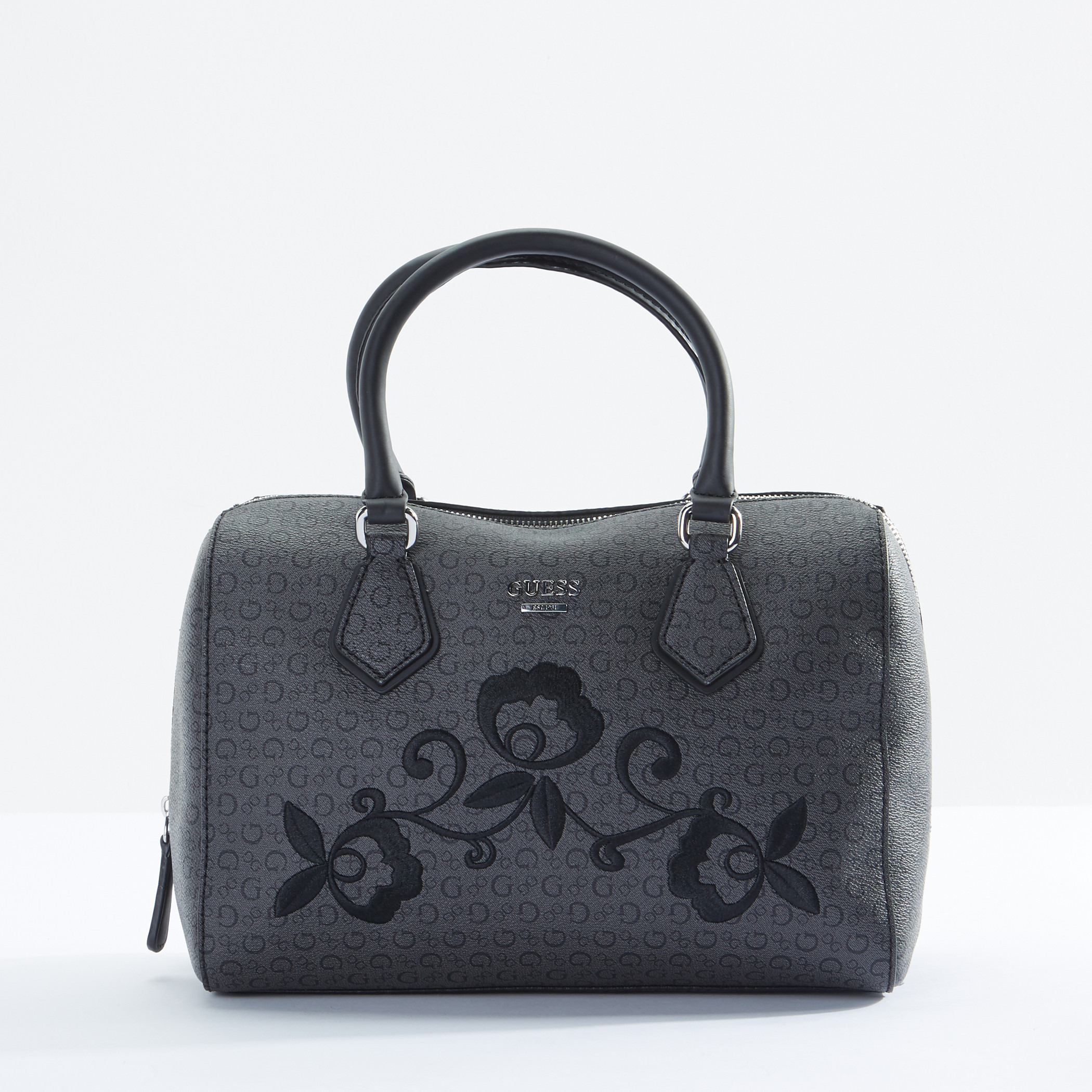 Buy Women s Guess Embroidered Tote Bag with Zip Closure Online Centrepoint Kuwait