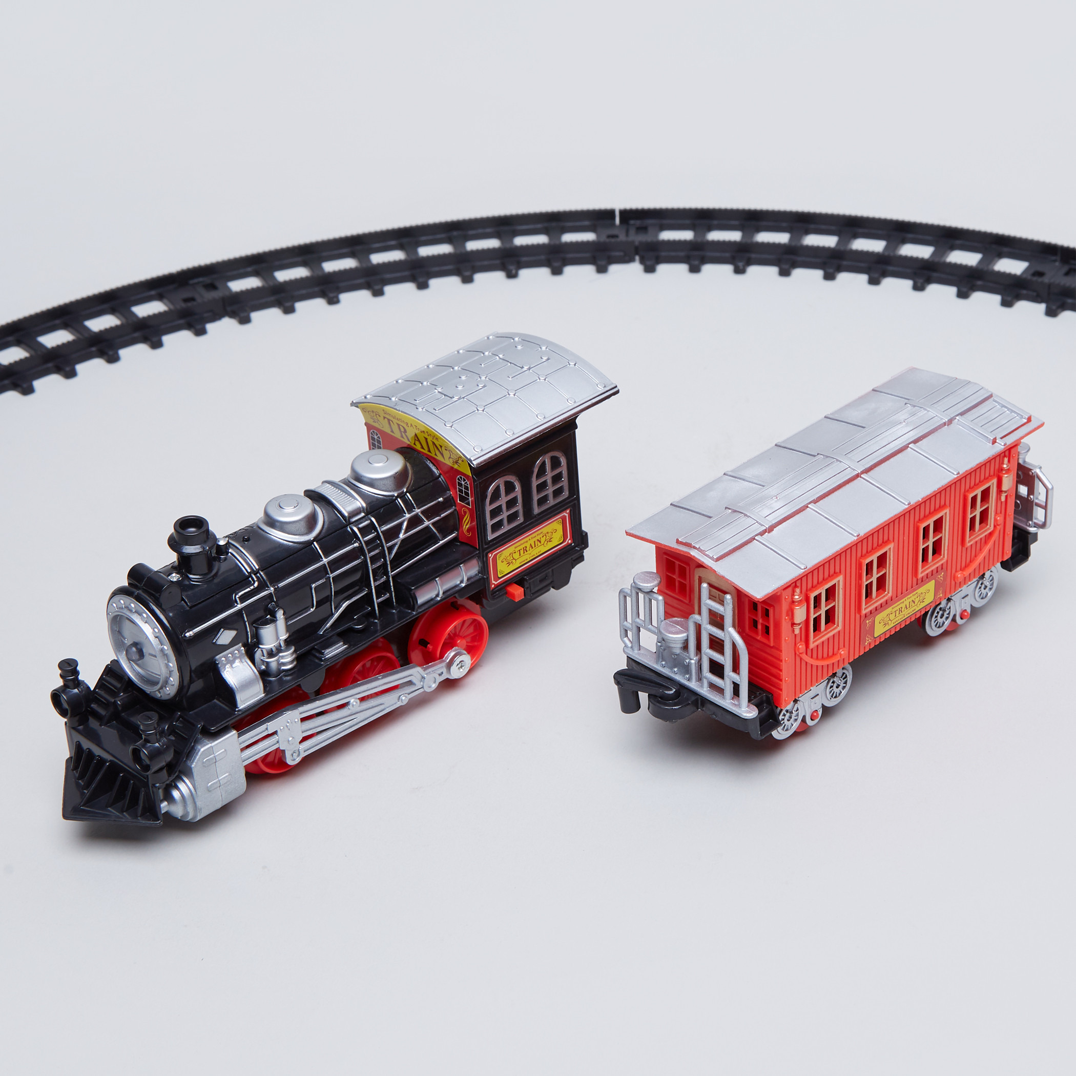 Electric train sale and track set