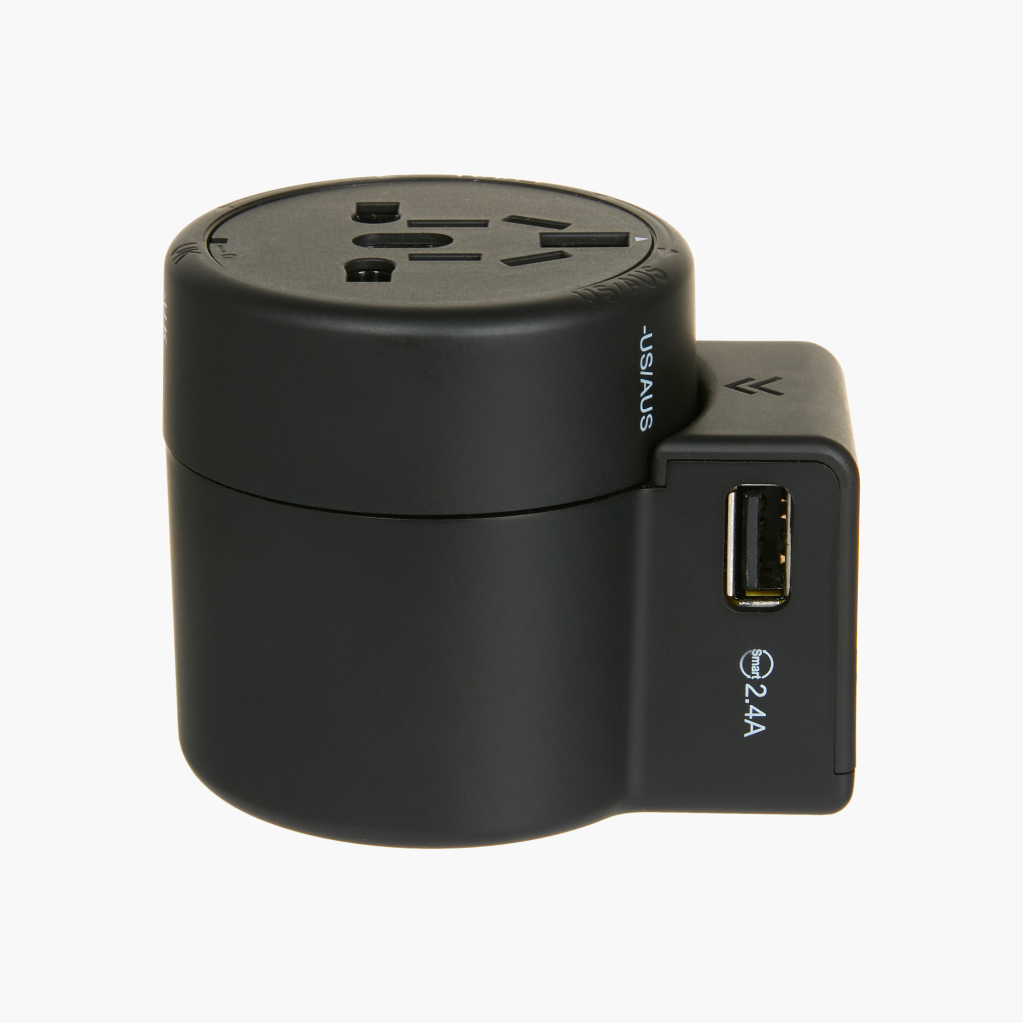 Dual Socket Adapter Plug with USB Charger - 100-240 V-electronics-chargersandpowerbanks-image-1
