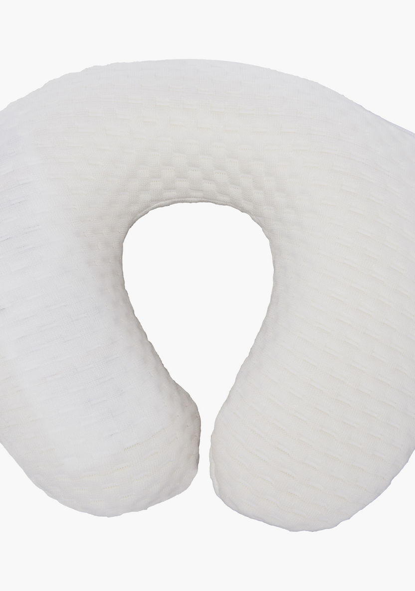 CuddleCo Embroidered Memory Foam Neck Pillow-Baby Bedding-image-1