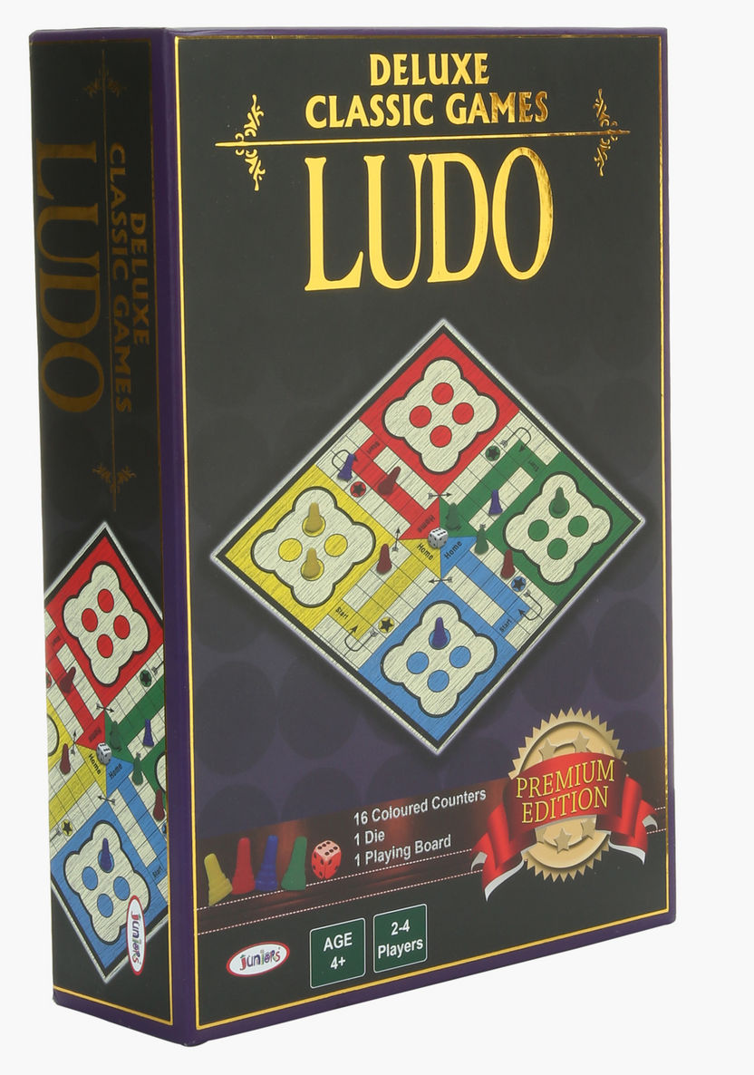 Juniors Deluxe Game Ludo Playset-Blocks%2C Puzzles and Board Games-image-2