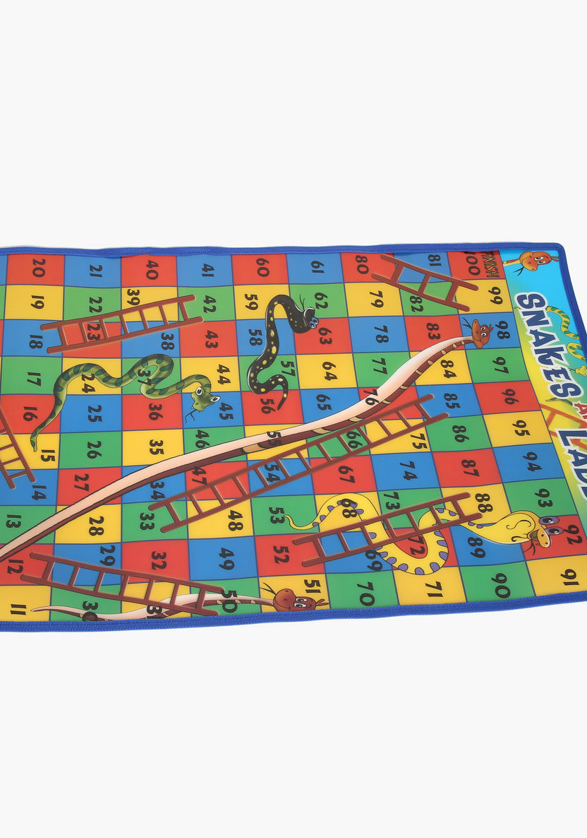 Juniors Snakes and Ladders Carpet Game-Blocks%2C Puzzles and Board Games-image-0