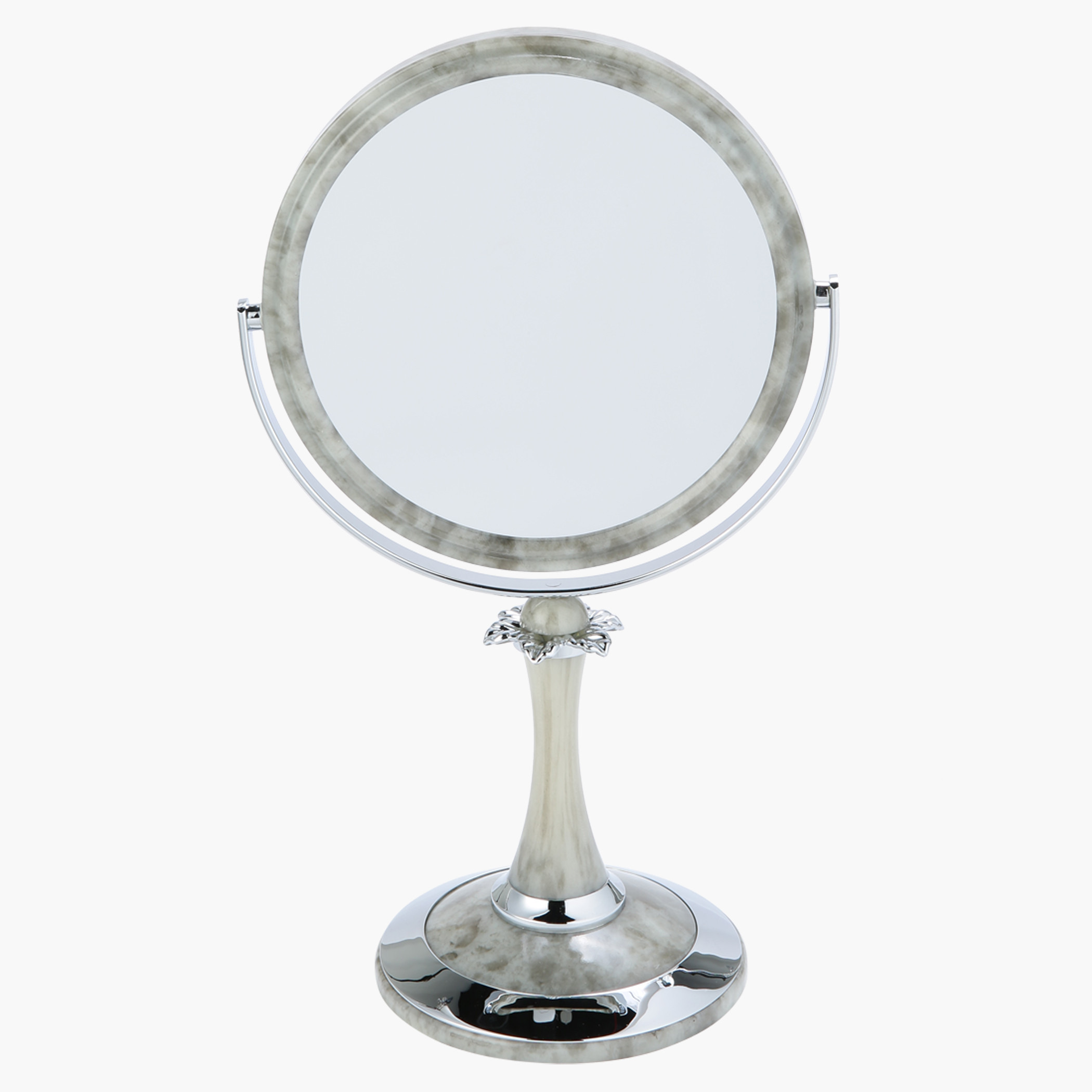 Elite d'Art 3X Magnifying 2-Side Stand Mirror-beautyandpersonalcare-makeup-brushesandaccessories-makeupmirror-image-1