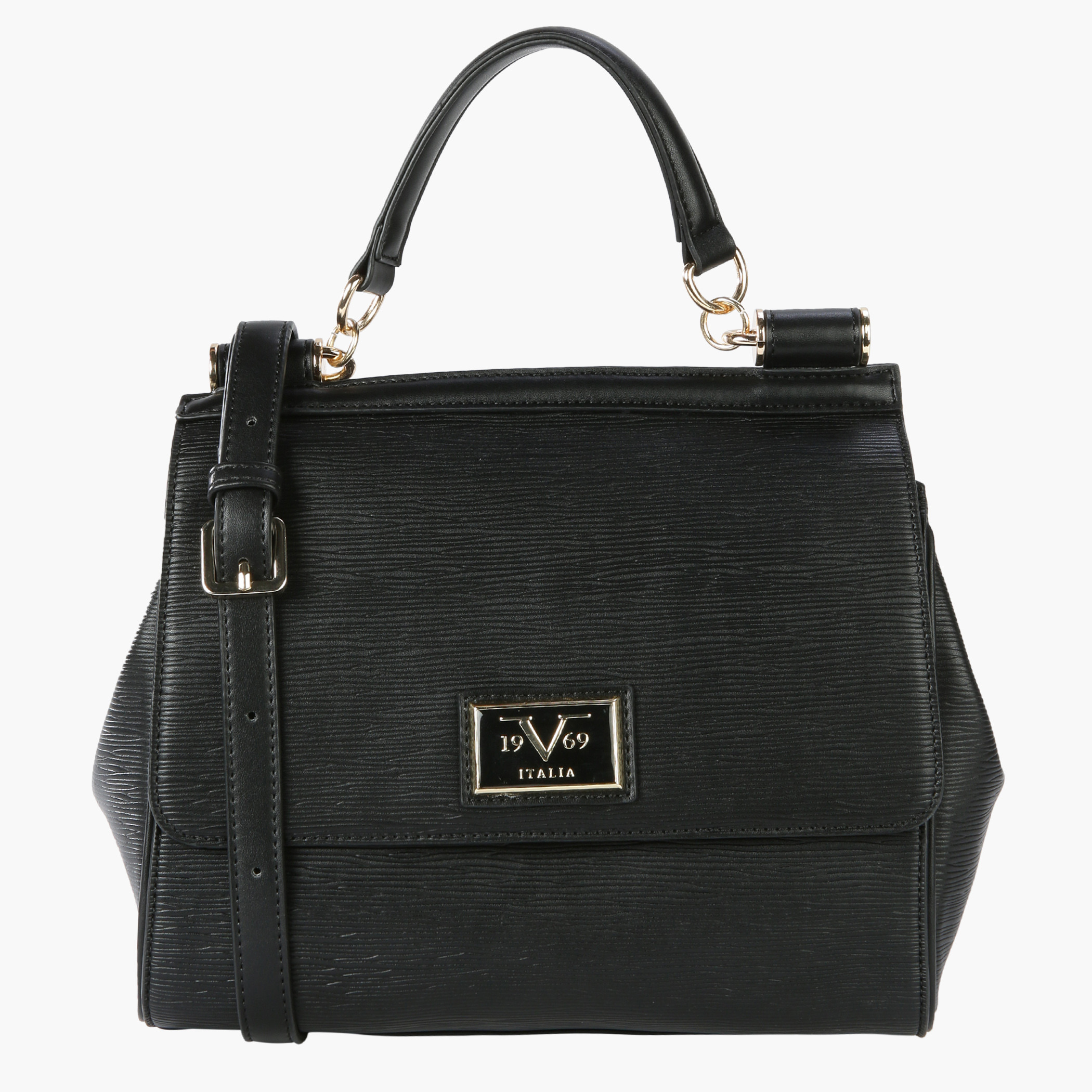 19V69 Handbag Black - ShopStyle Shoulder Bags