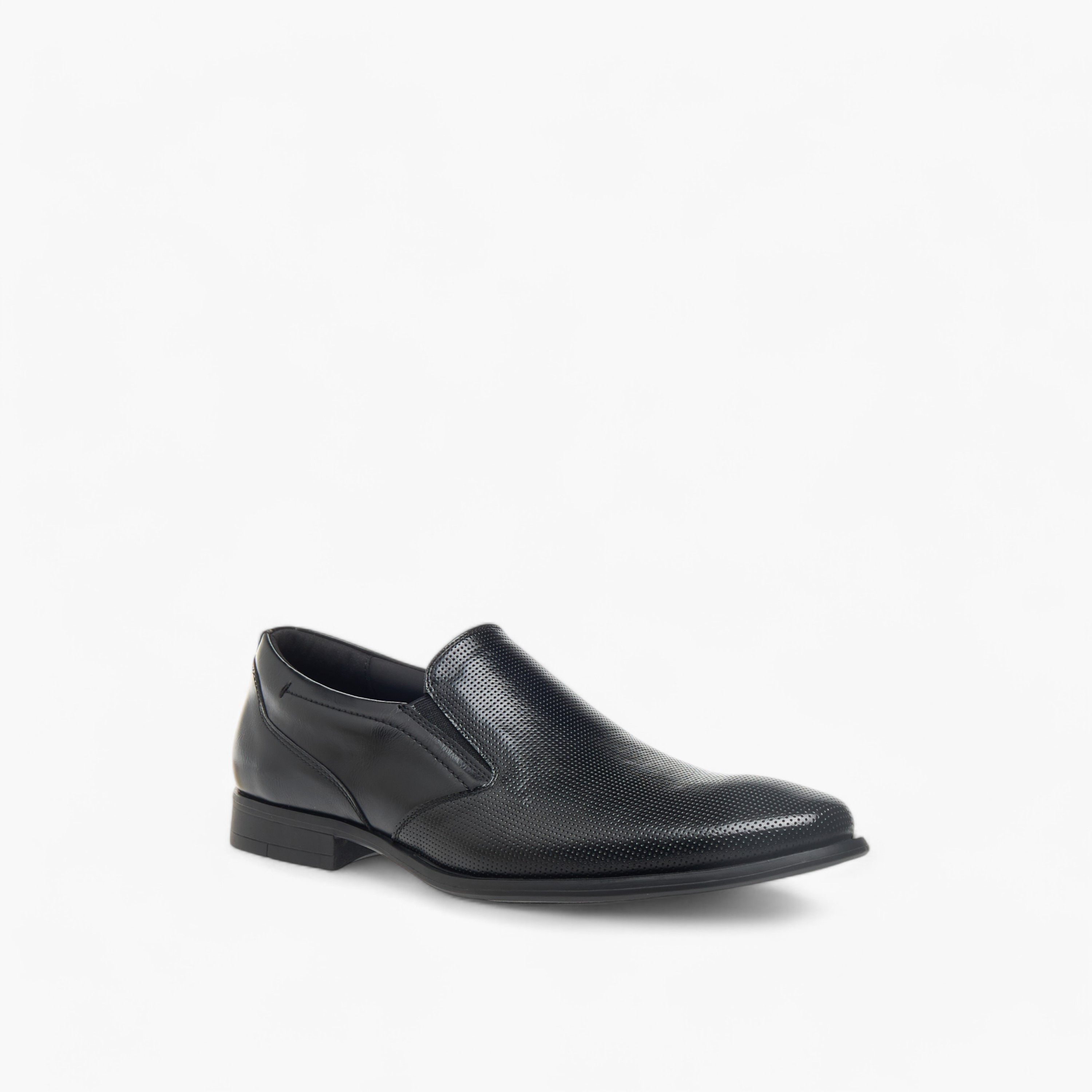 LBL by Shoexpress Textured Slip-On Loafers-men-shoes-formalshoes-image-2