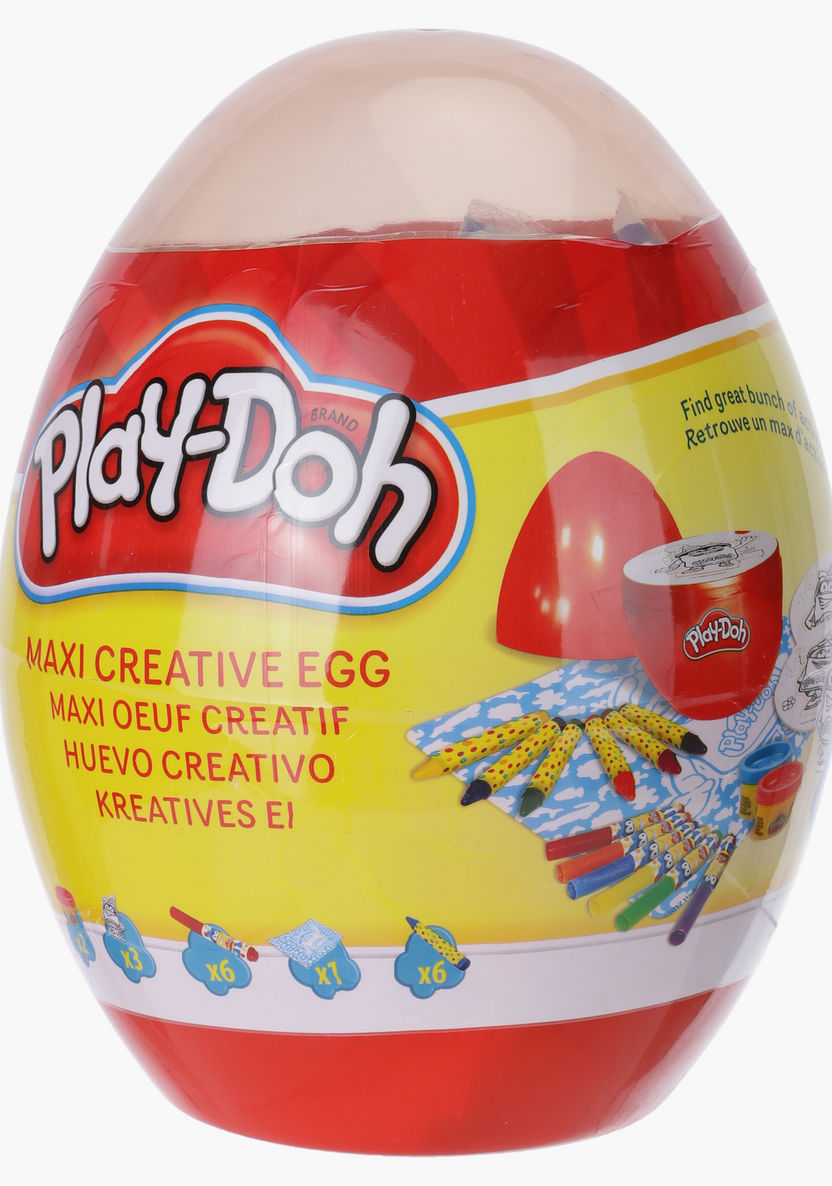 Play-Doh Maxi Creative Egg Playset-Arts and Crafts-image-0