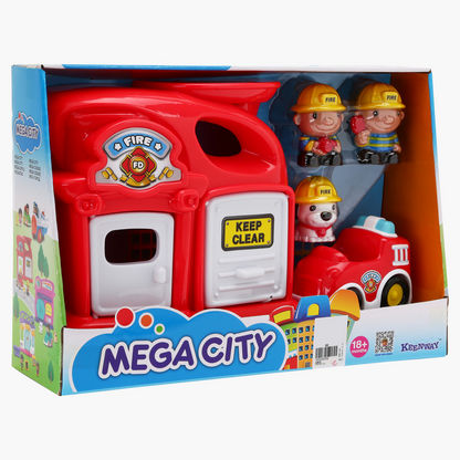 Keenway Mega City Fire Station Playset