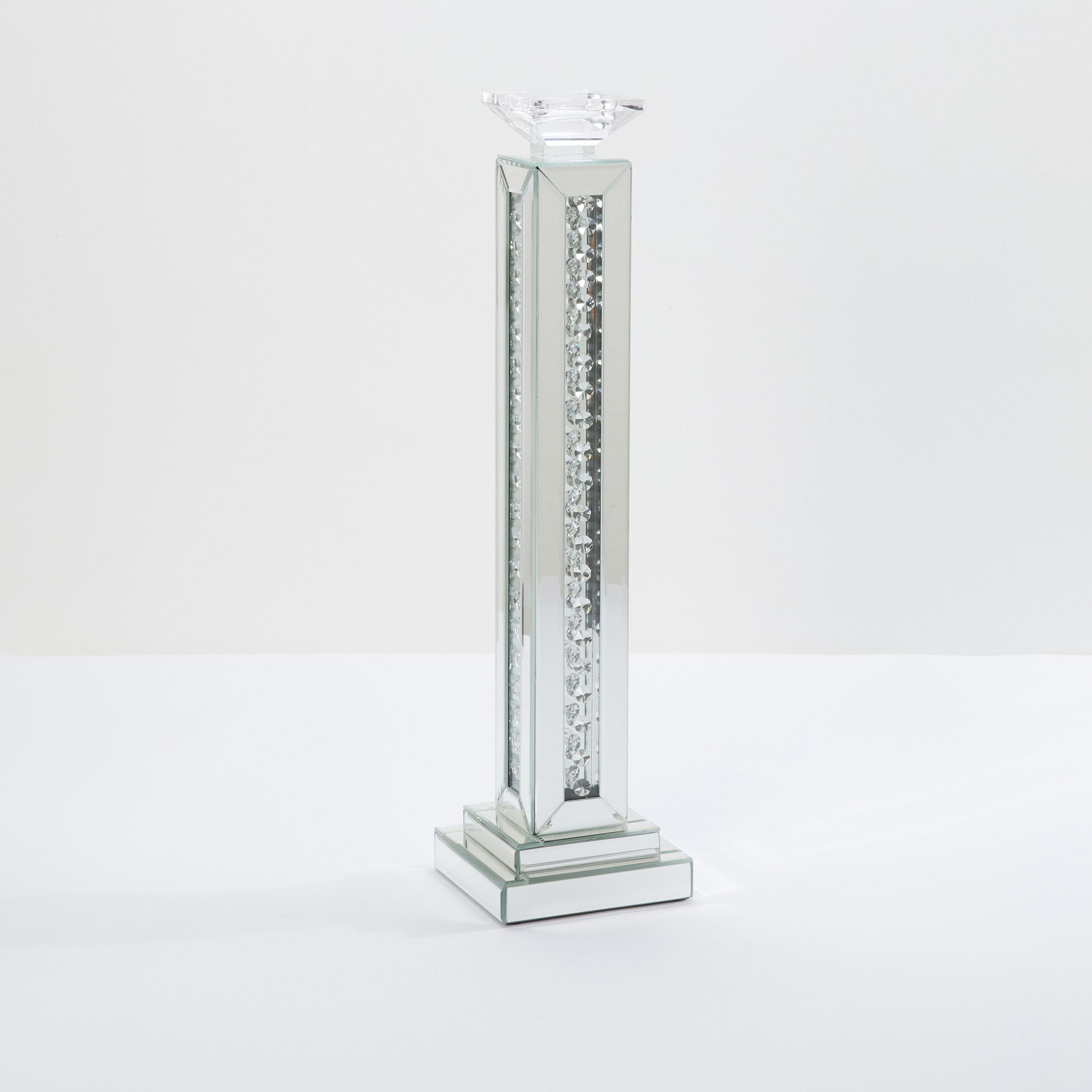 Buy Crystal Pillar Candle Holder Online | Centrepoint Kuwait