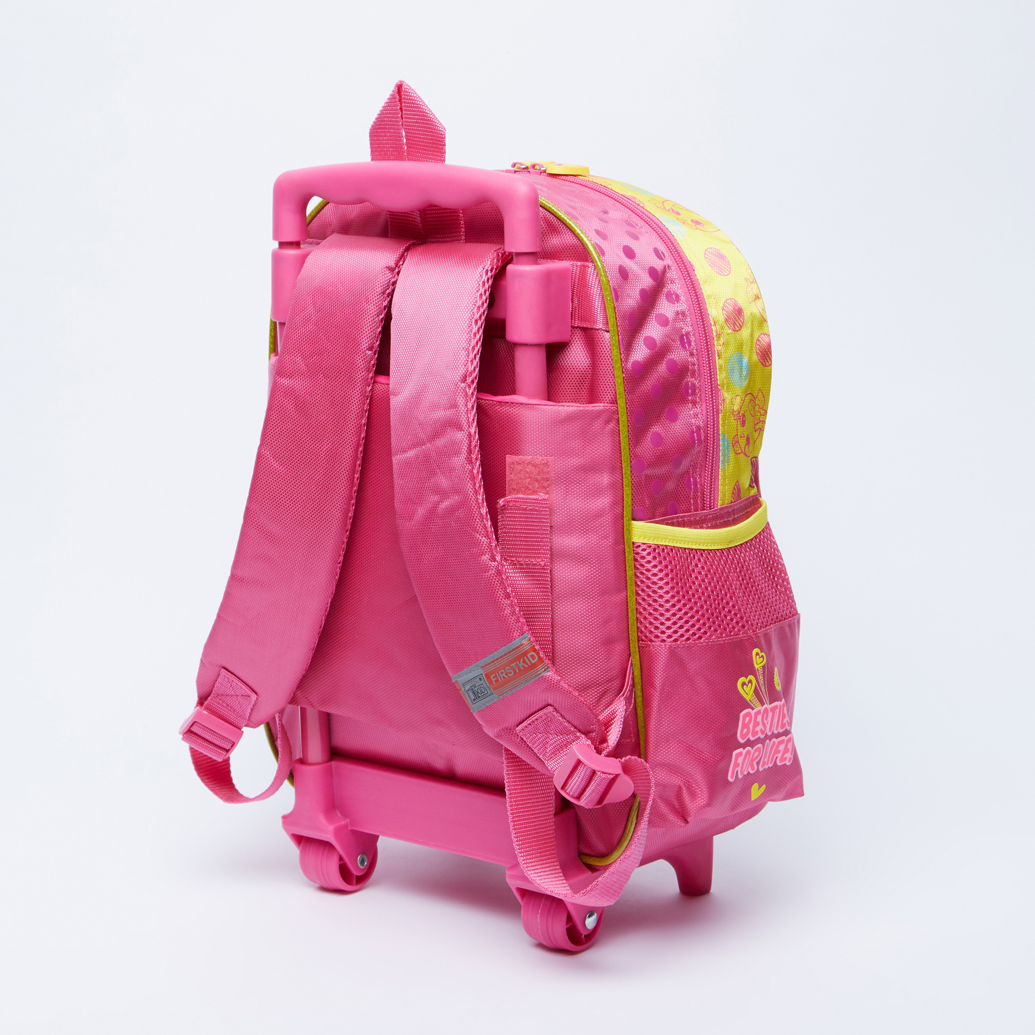 Shopkins Printed Trolley Backpack with Zip Closure-school-bagsandbackpacks-trolleybags-image-2