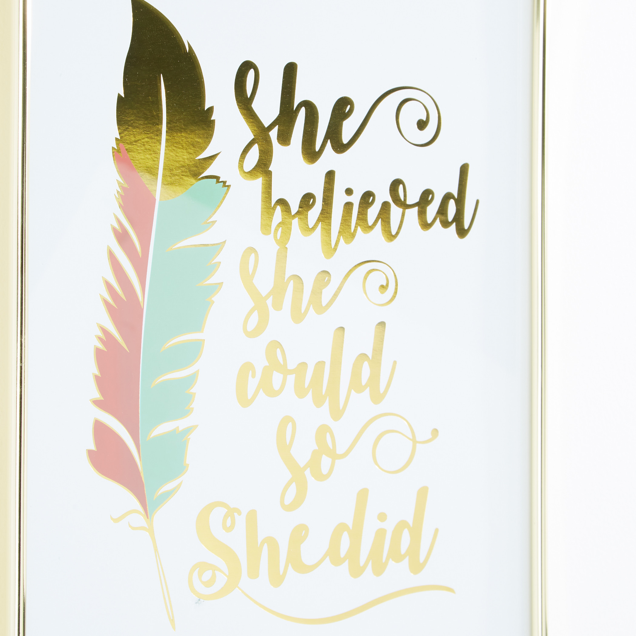 Text Printed Picture Frame-household-walldecorandmirrors-wallart-image-3
