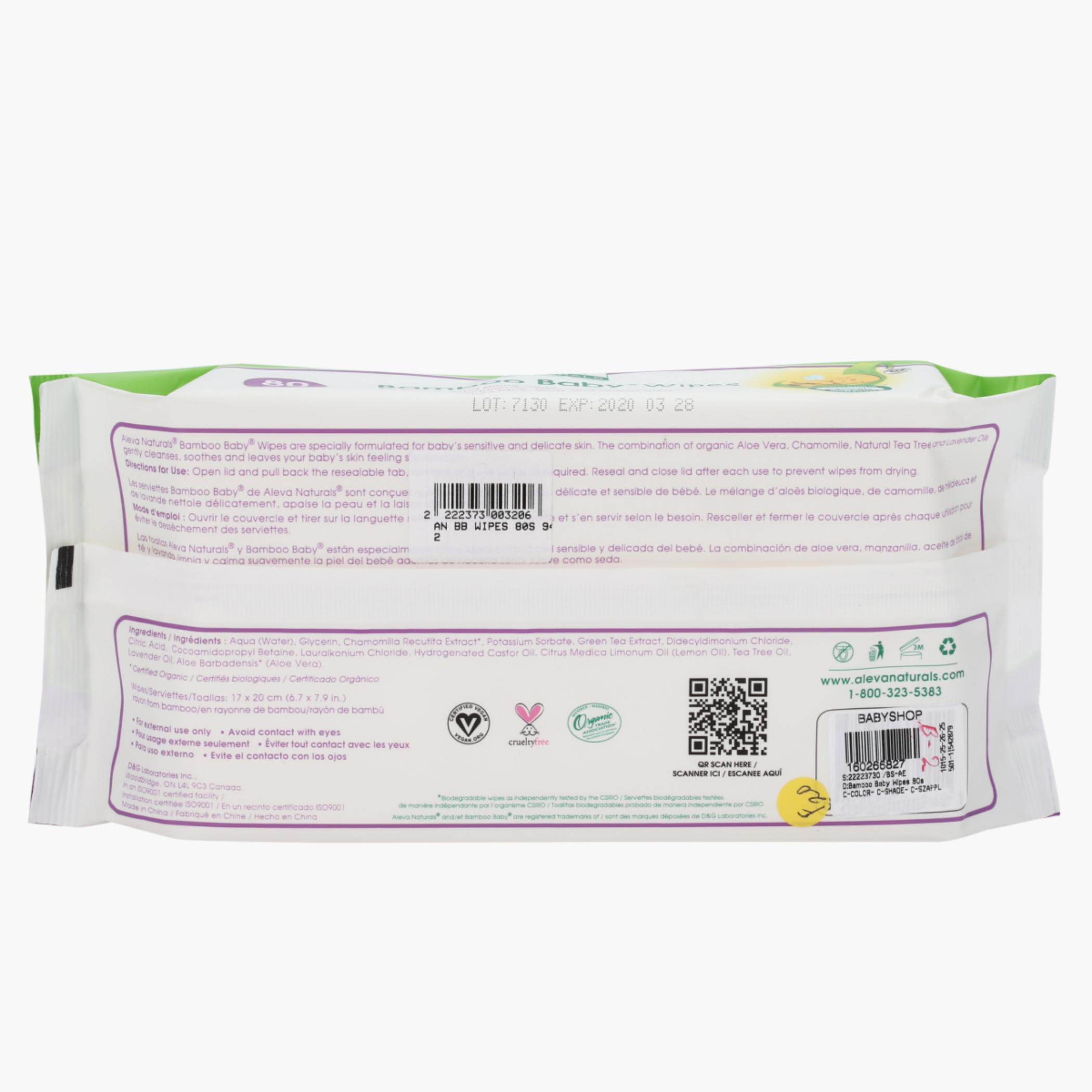 Aleva Naturals 80-Piece Bamboo Baby Wipes-promo_babyshop_exclude_voucher-image-3