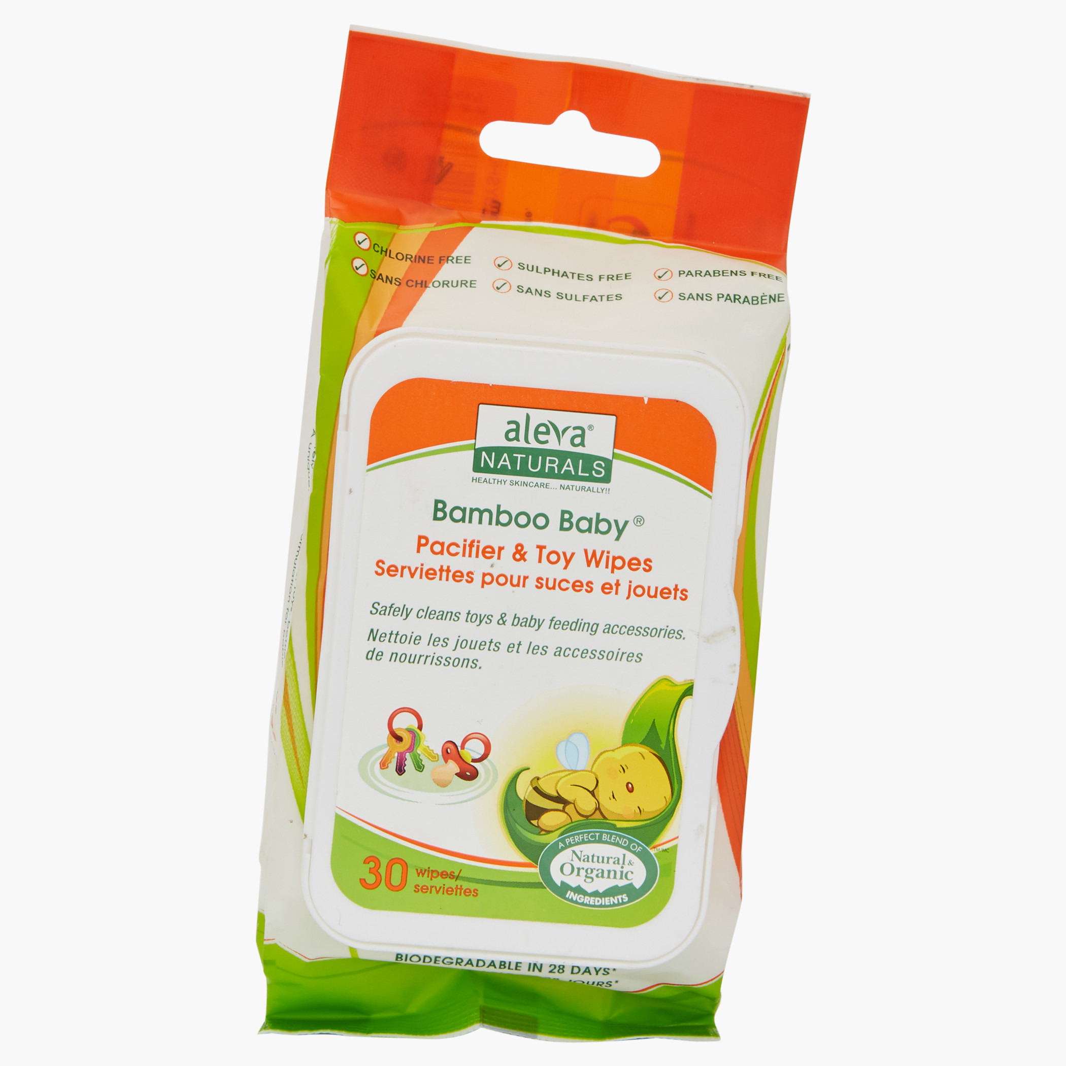 Aleva Naturals Pacifier and Toy Wipes Set-baby-diapering-babywipes-image-1