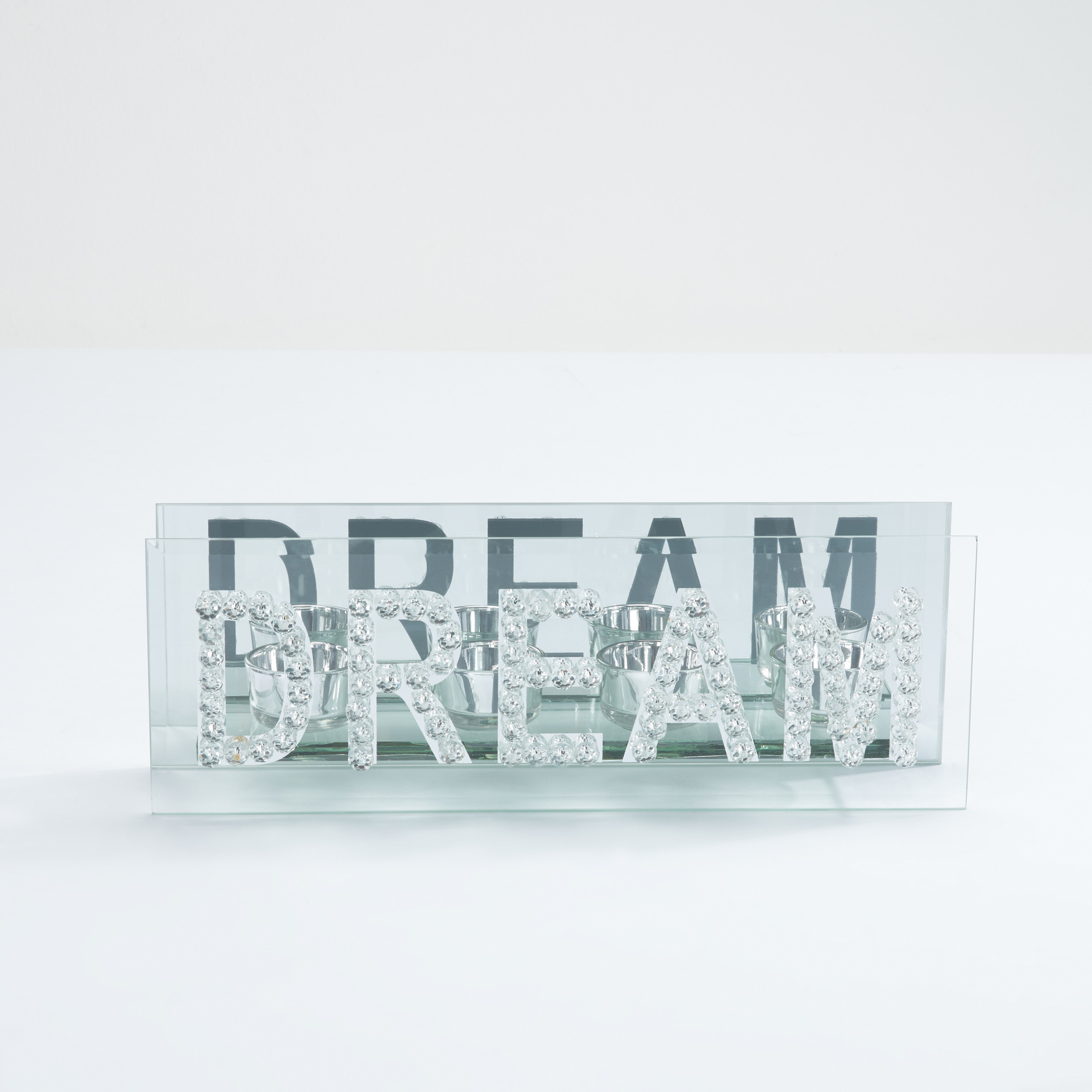 Studded Decorative Glass Candle Holder-household-decor-candleholdersandlanterns-image-2