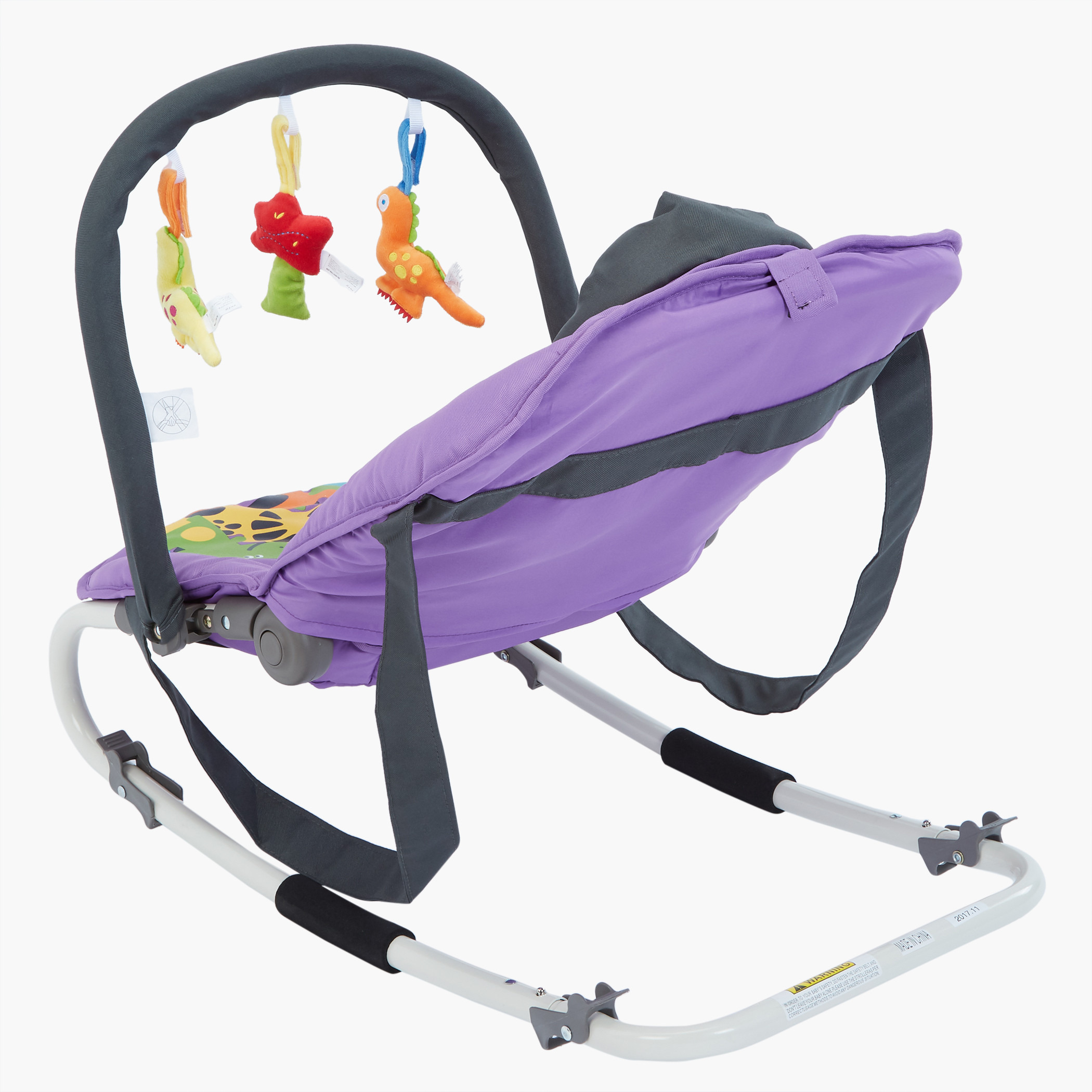 كرسي هزّاز للأطفال بطبعات وألعاب من جونيورز-baby-infantactivity-rockers-image-4